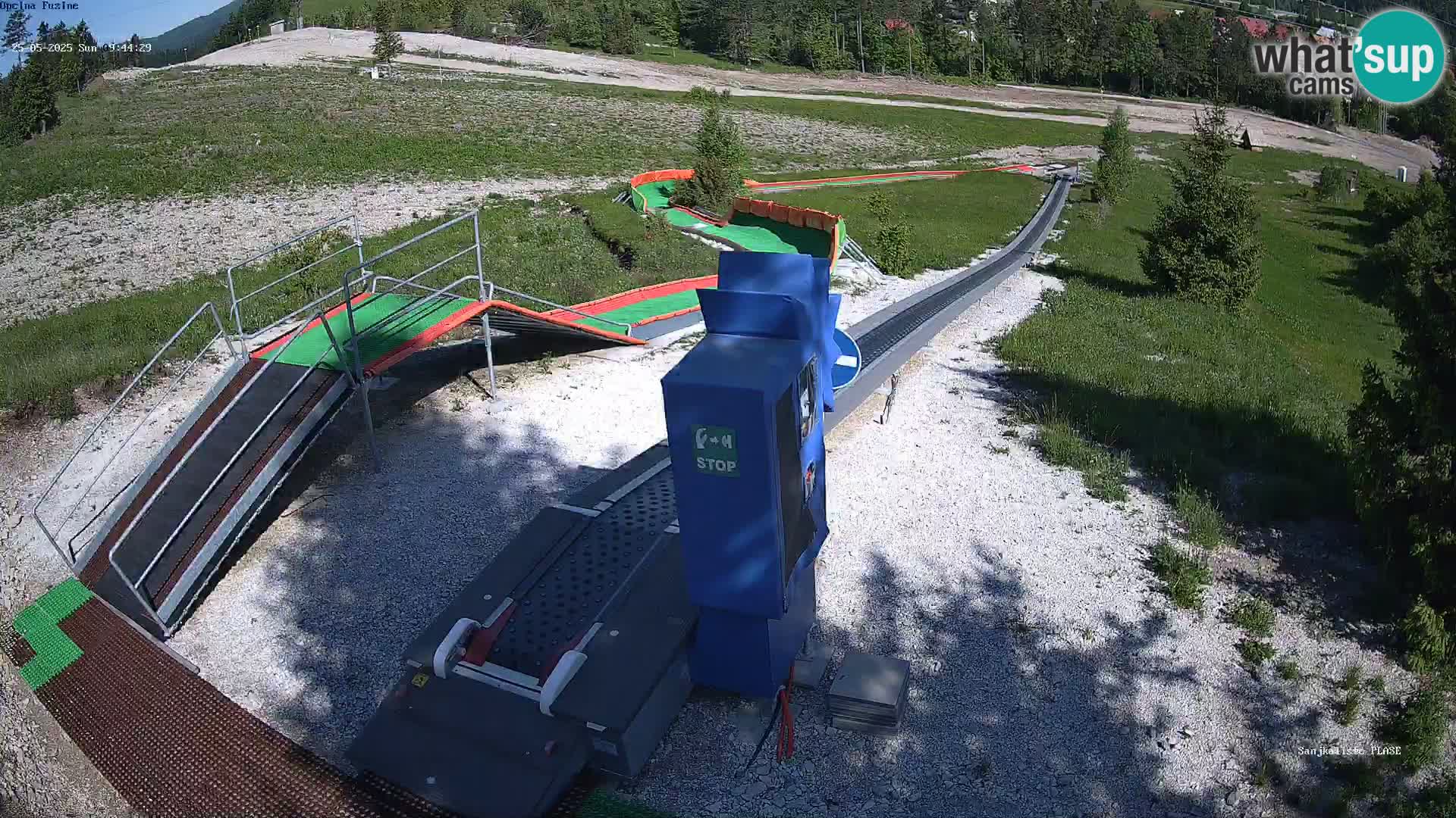 Webcam en direct Piste de luge de Fužine – Croatie