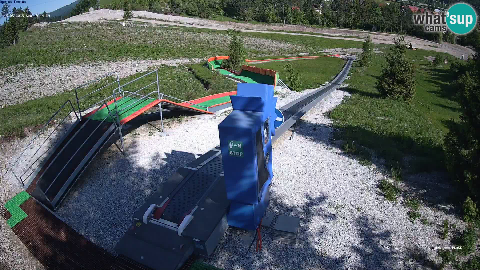 Webcam en direct Piste de luge de Fužine – Croatie