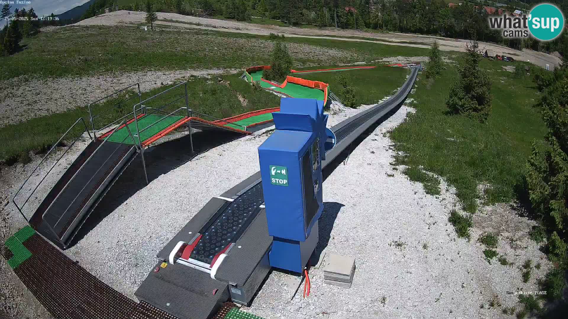 Webcam en direct Piste de luge de Fužine – Croatie