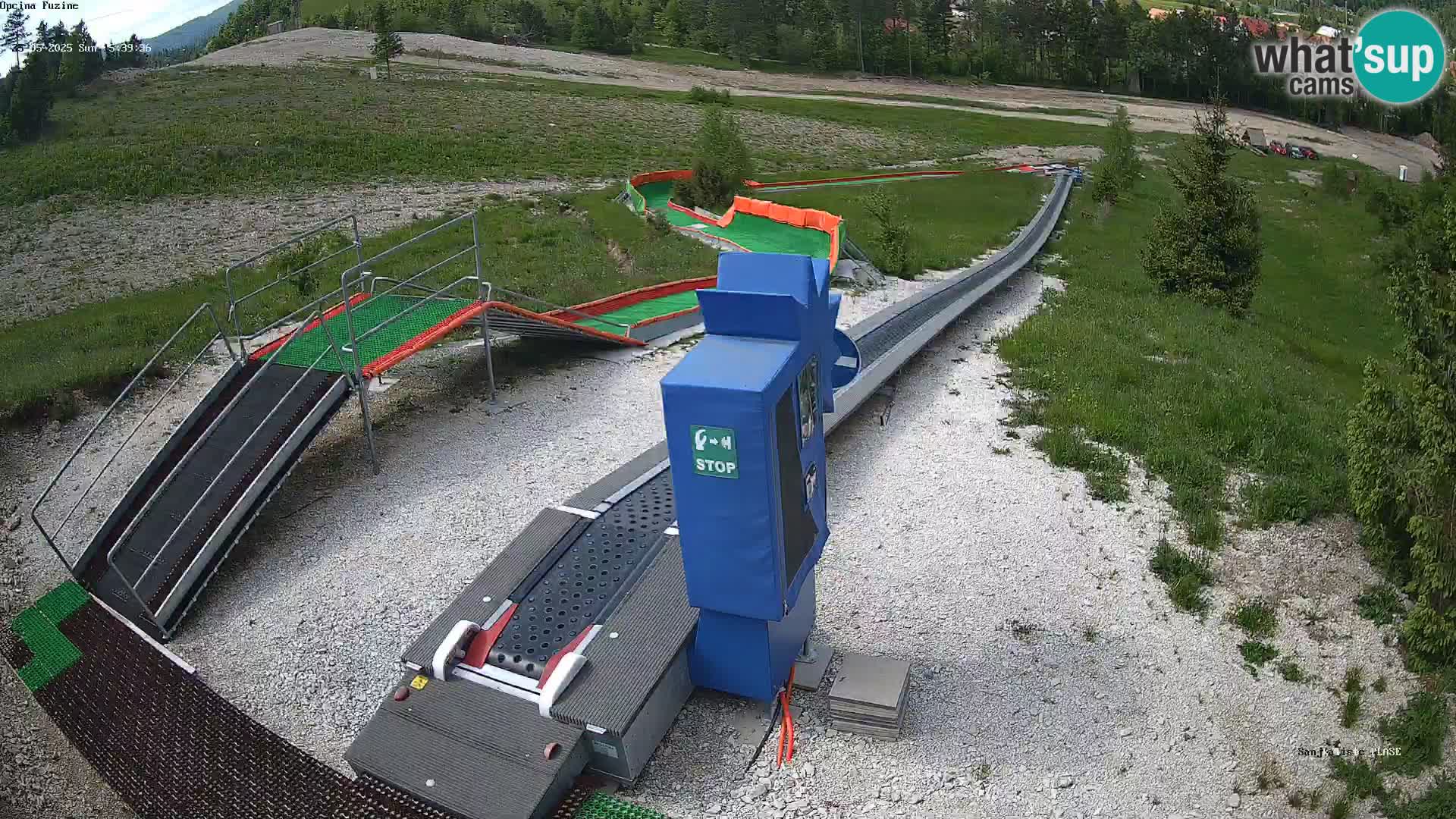 Webcam en vivo Pista de trineo Fužine – Croacia