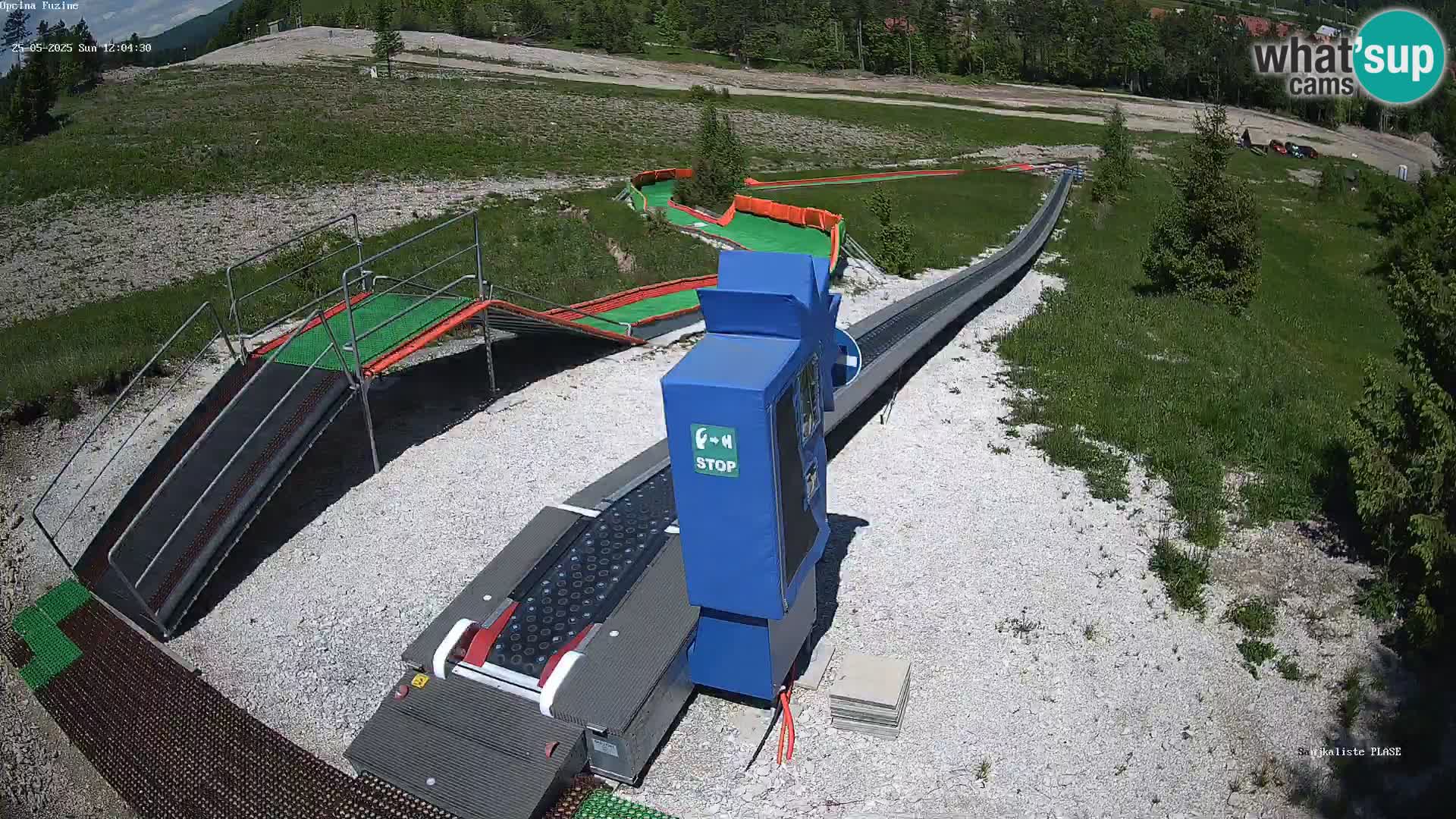 Live webcam Pista da slittino Fužine – Croazia