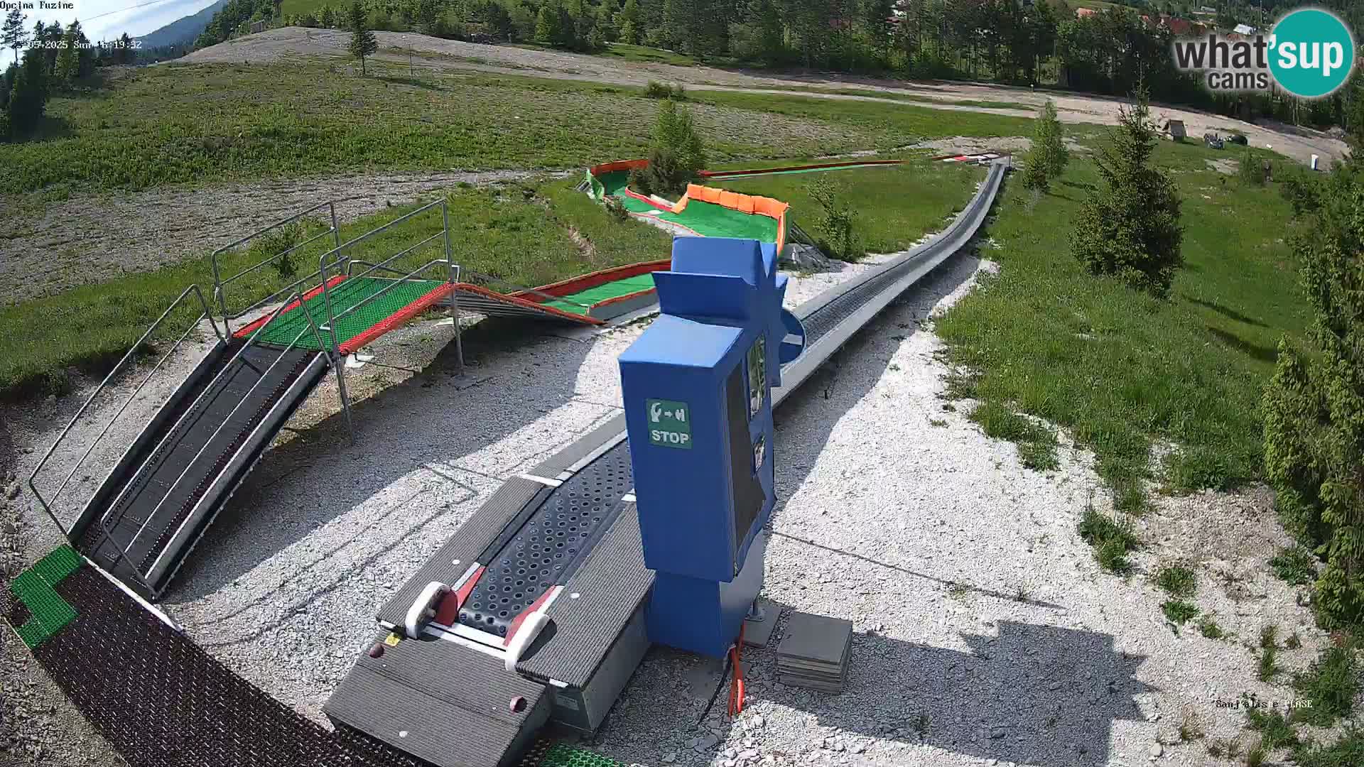 Webcam en direct Piste de luge de Fužine – Croatie