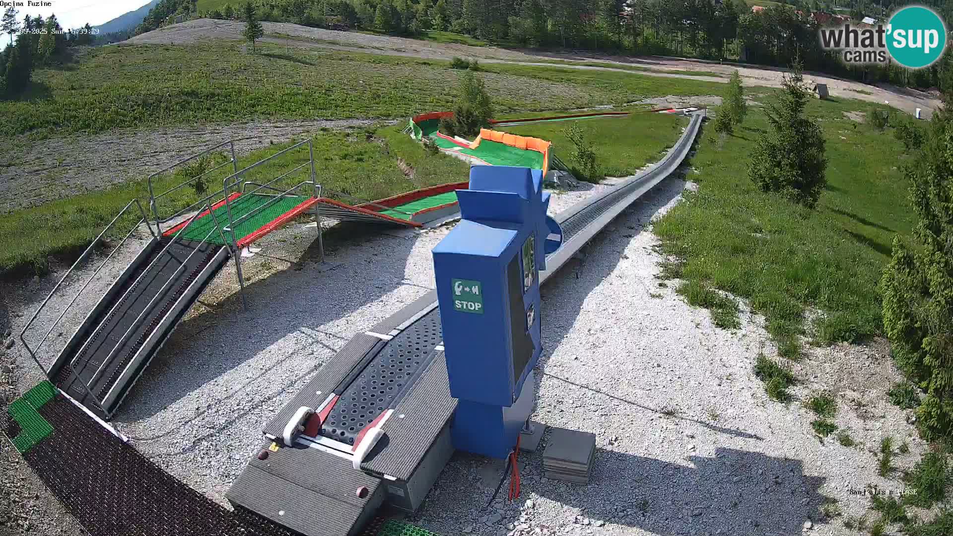 Webcam en vivo Pista de trineo Fužine – Croacia