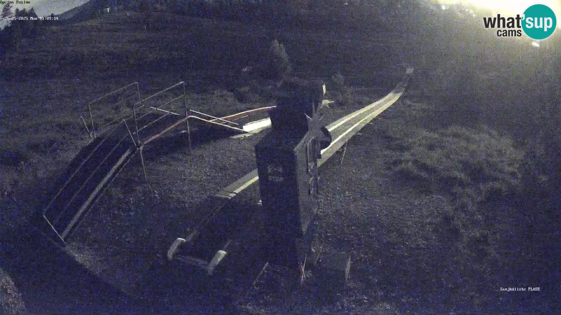Webcam en direct Piste de luge de Fužine – Croatie