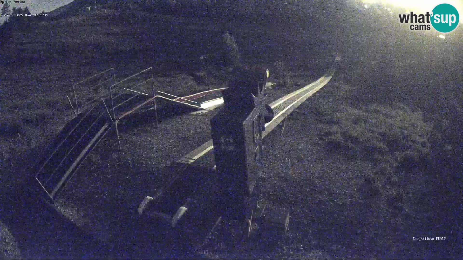 Webcam en direct Piste de luge de Fužine – Croatie