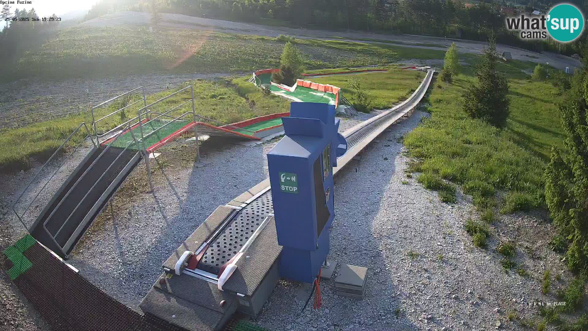 Live webcam Pista da slittino Fužine – Croazia