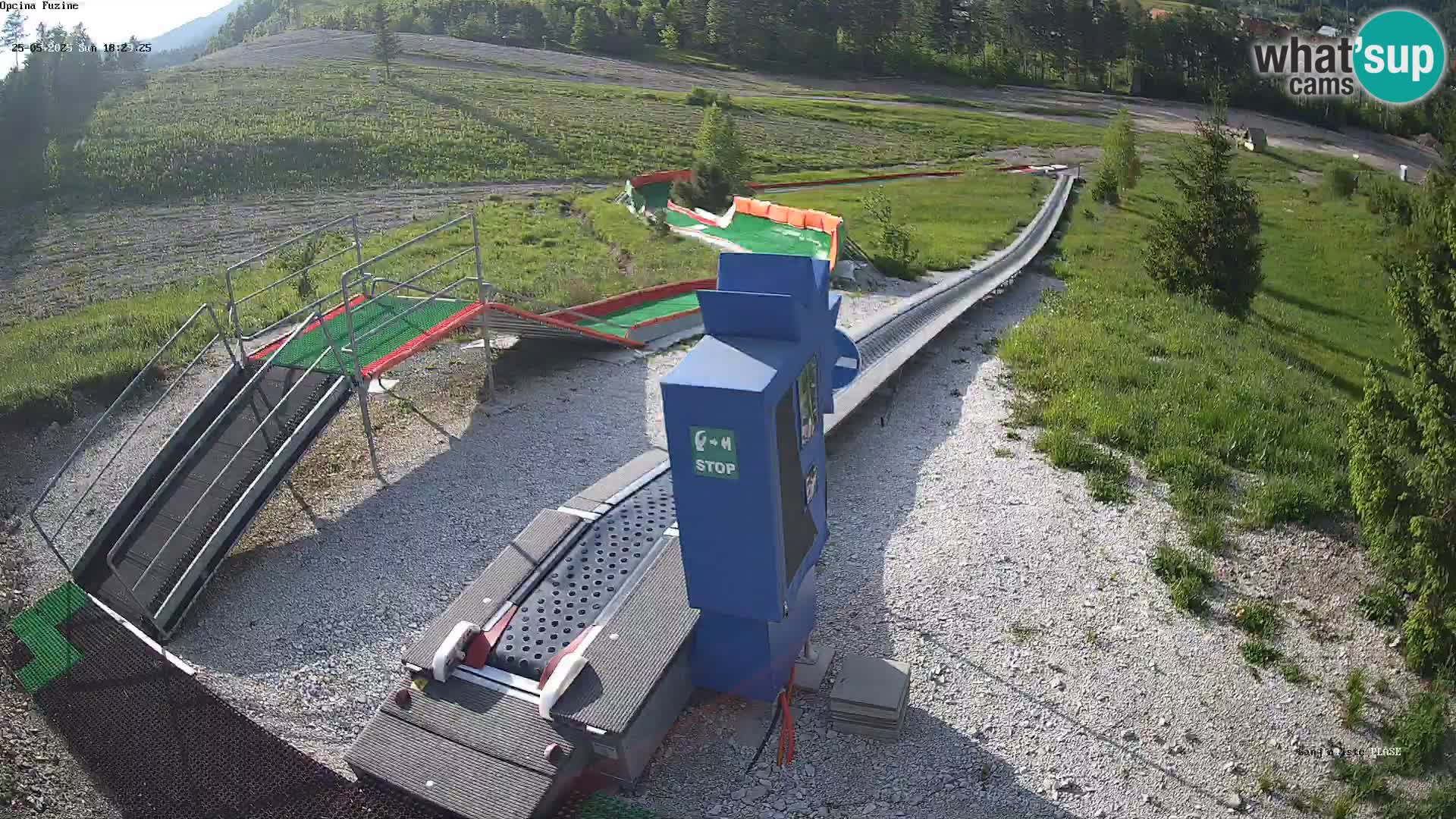 Webcam en direct Piste de luge de Fužine – Croatie