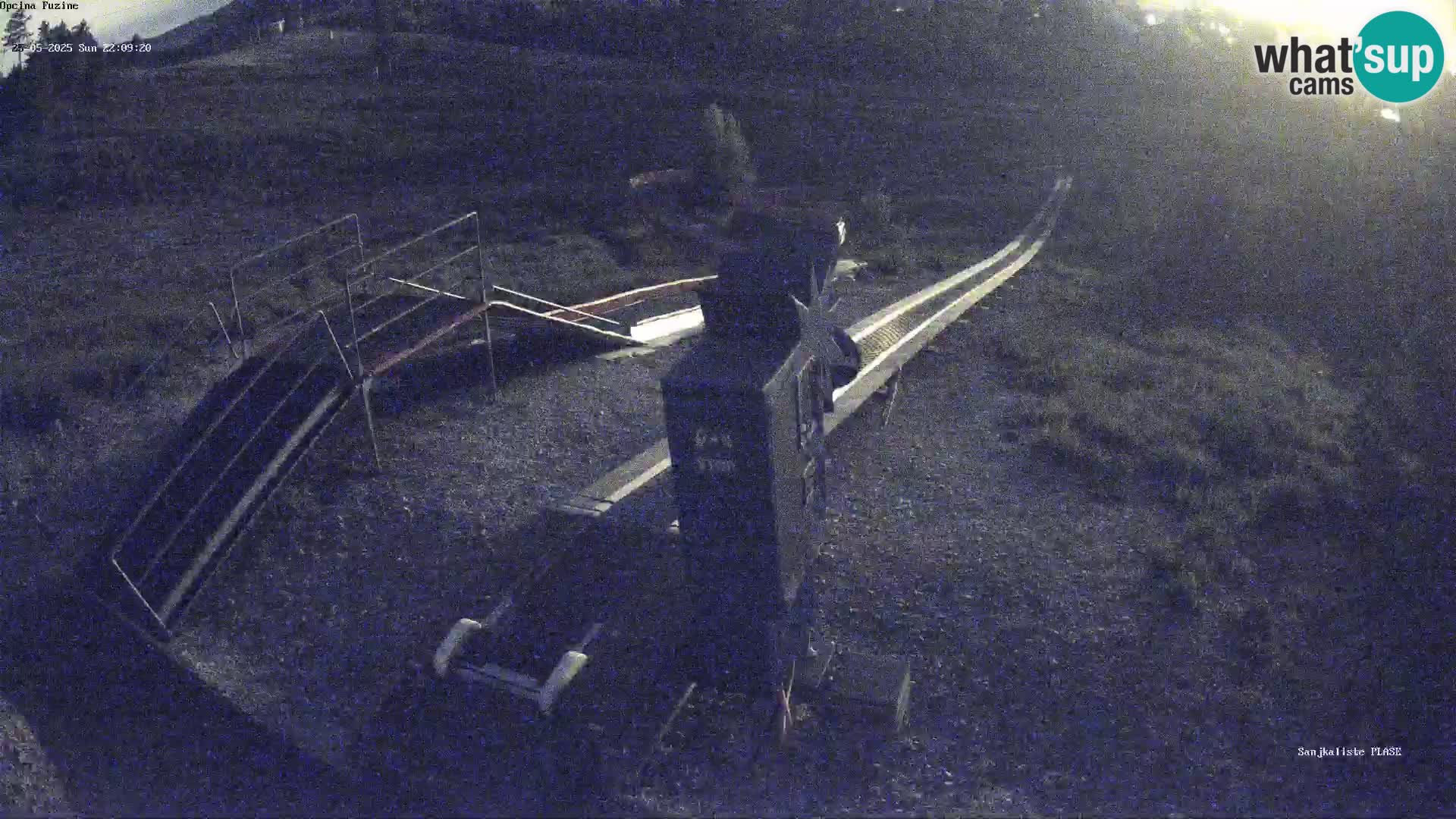 Live webcam Pista da slittino Fužine – Croazia