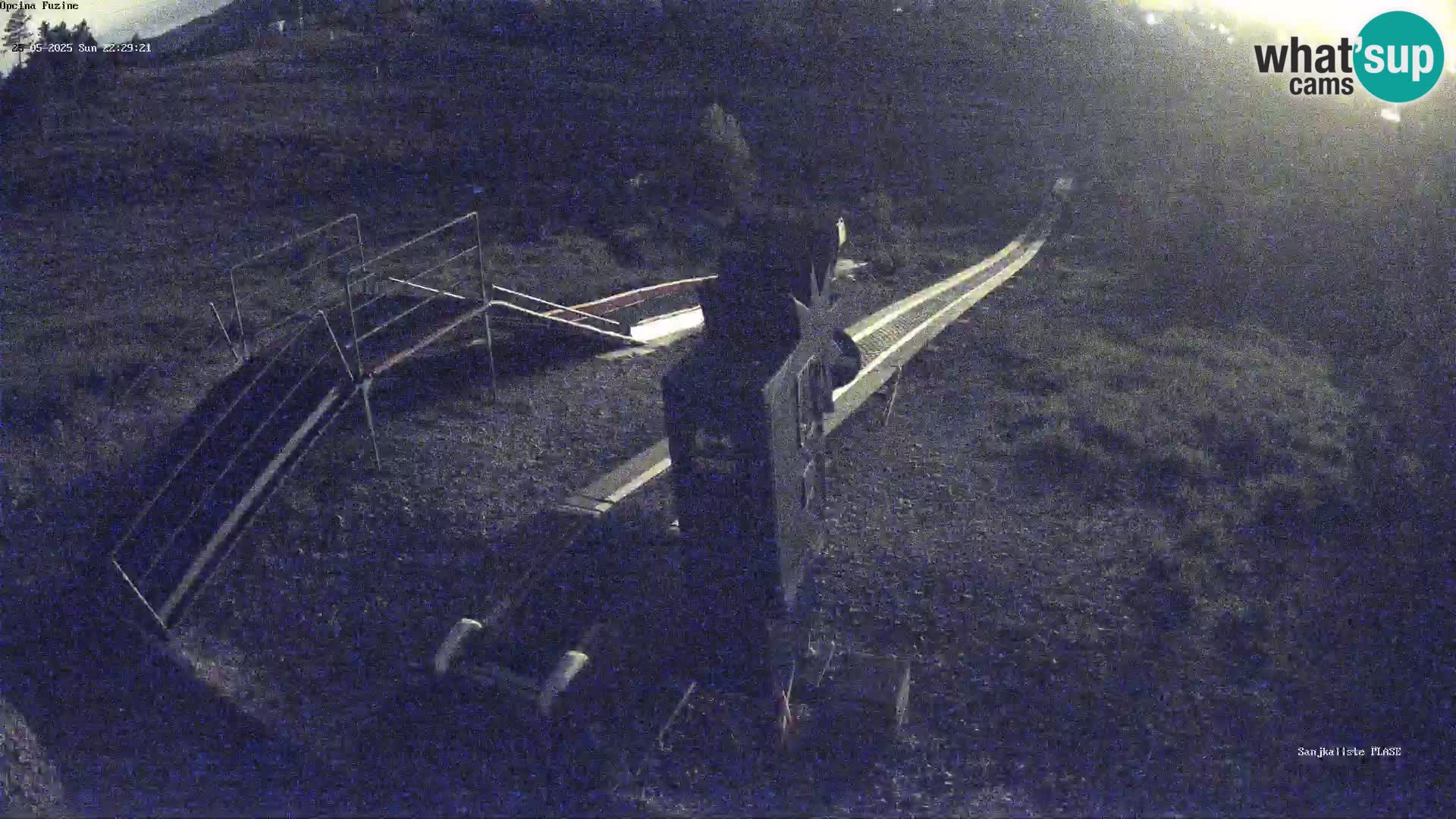 Webcam en vivo Pista de trineo Fužine – Croacia