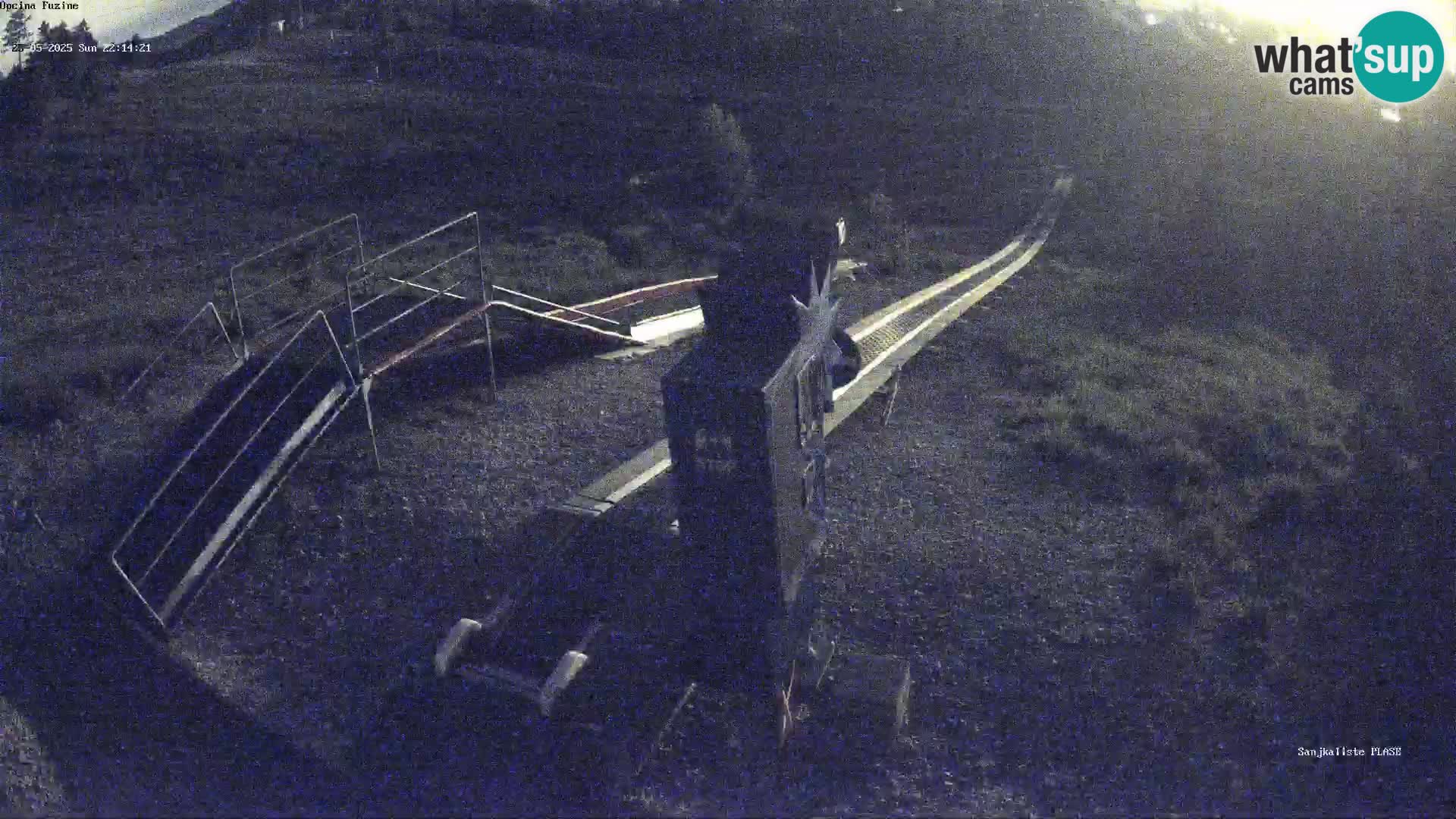 Webcam en direct Piste de luge de Fužine – Croatie