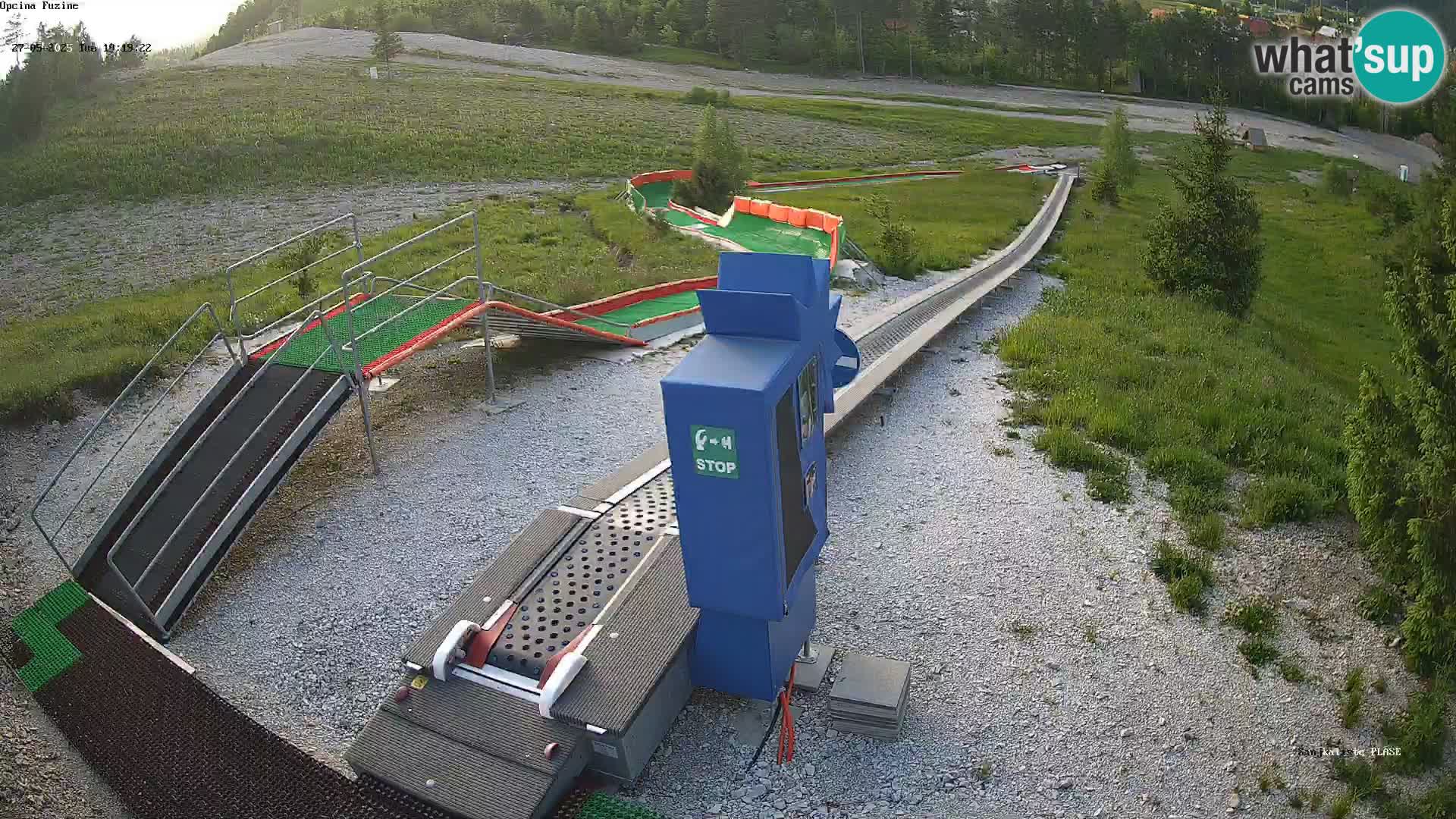 Webcam en direct Piste de luge de Fužine – Croatie
