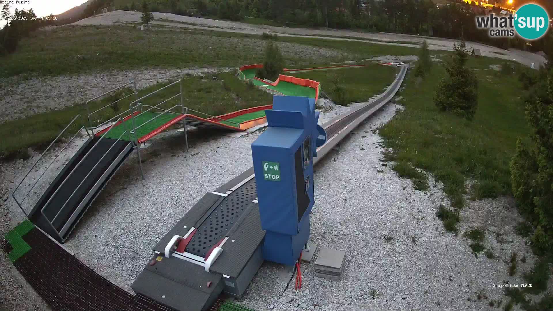 Webcam en vivo Pista de trineo Fužine – Croacia