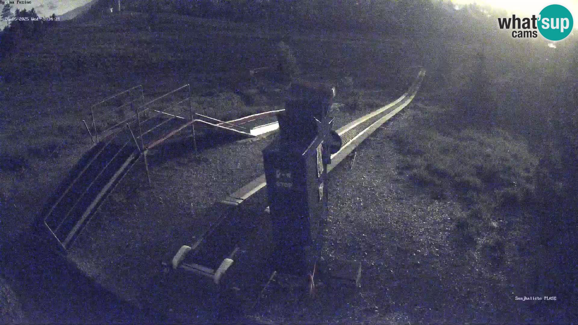 Webcam en vivo Pista de trineo Fužine – Croacia