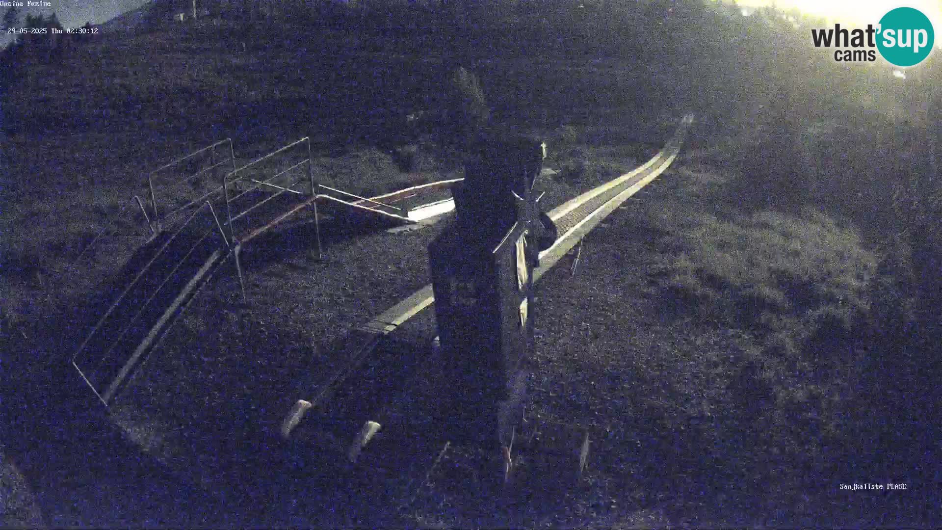 Webcam en vivo Pista de trineo Fužine – Croacia