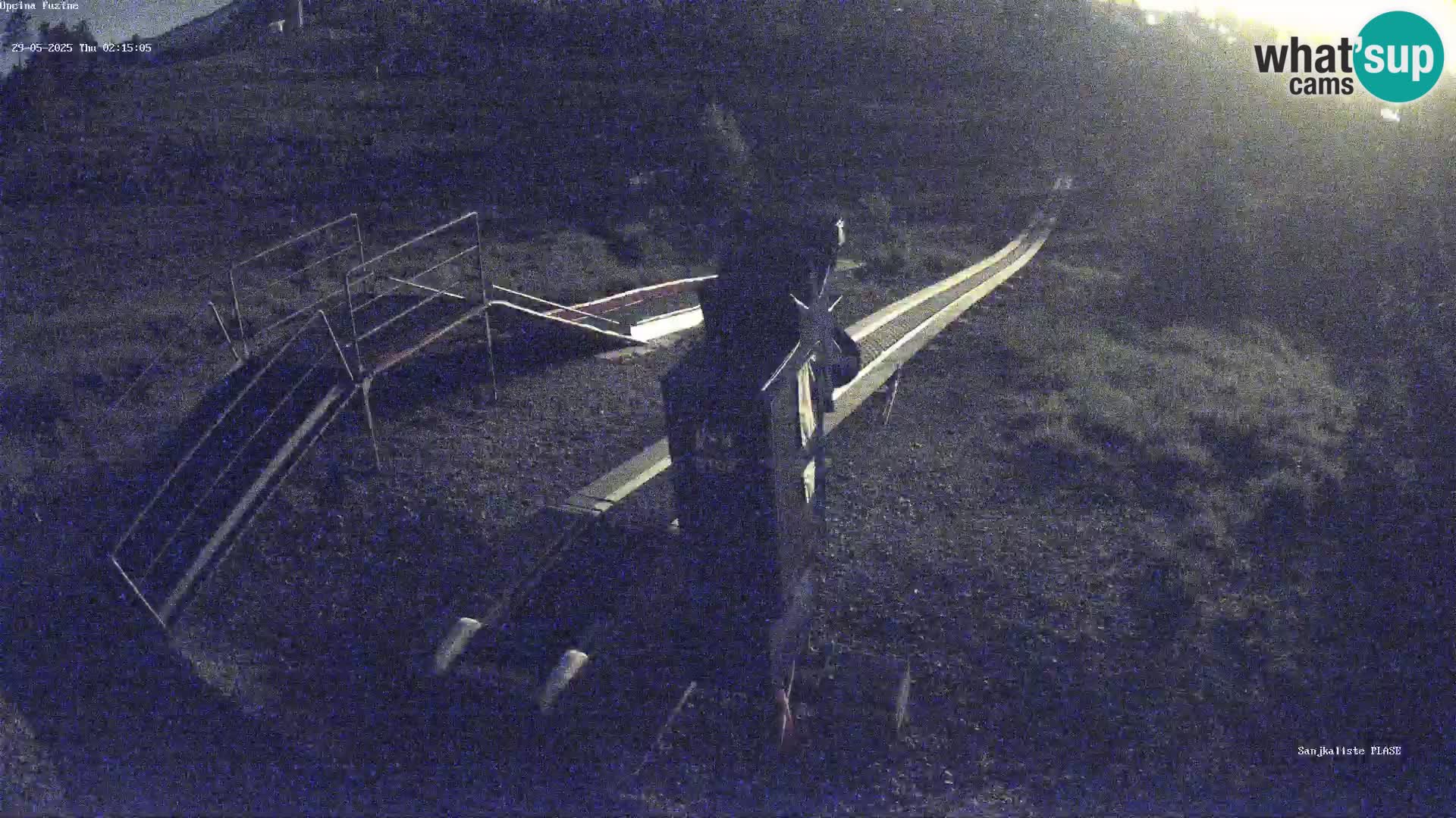 Live webcam Pista da slittino Fužine – Croazia