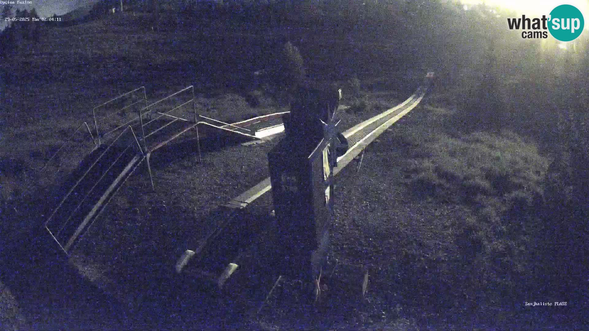 Live webcam Fužine toboggan run – Croatia