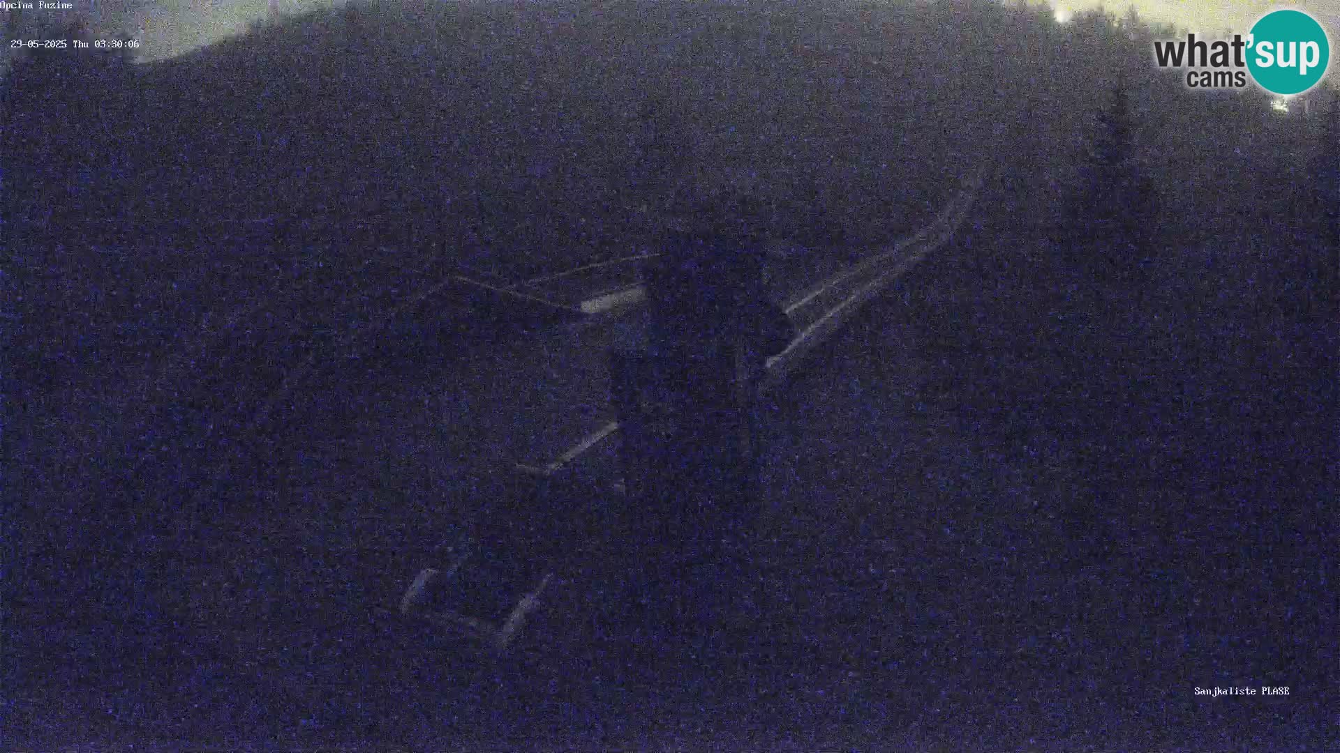 Webcam en direct Piste de luge de Fužine – Croatie