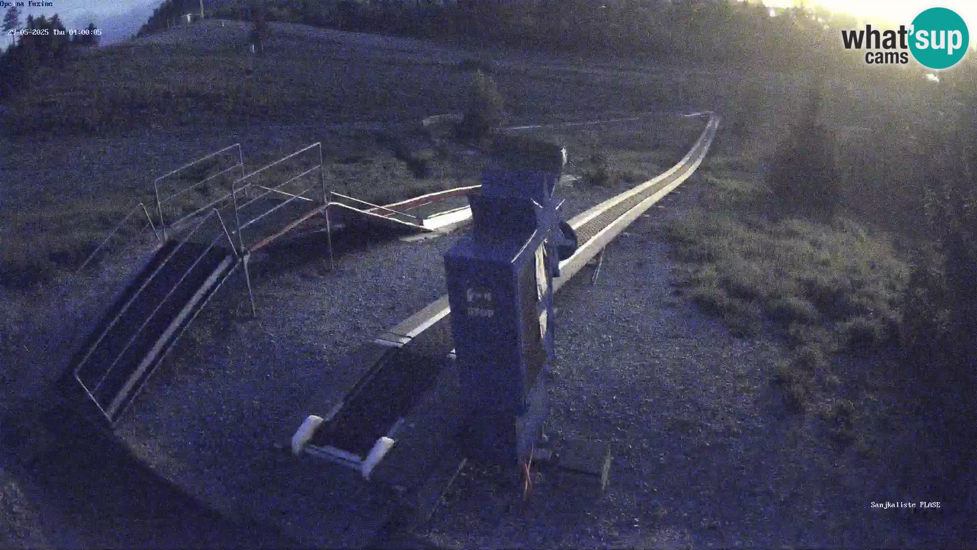 Webcam en direct Piste de luge de Fužine – Croatie