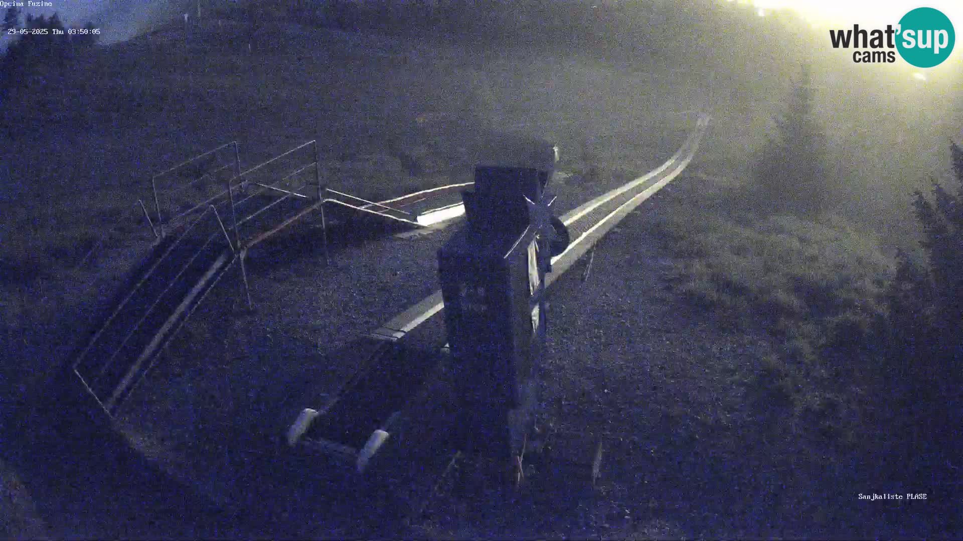 Webcam en direct Piste de luge de Fužine – Croatie