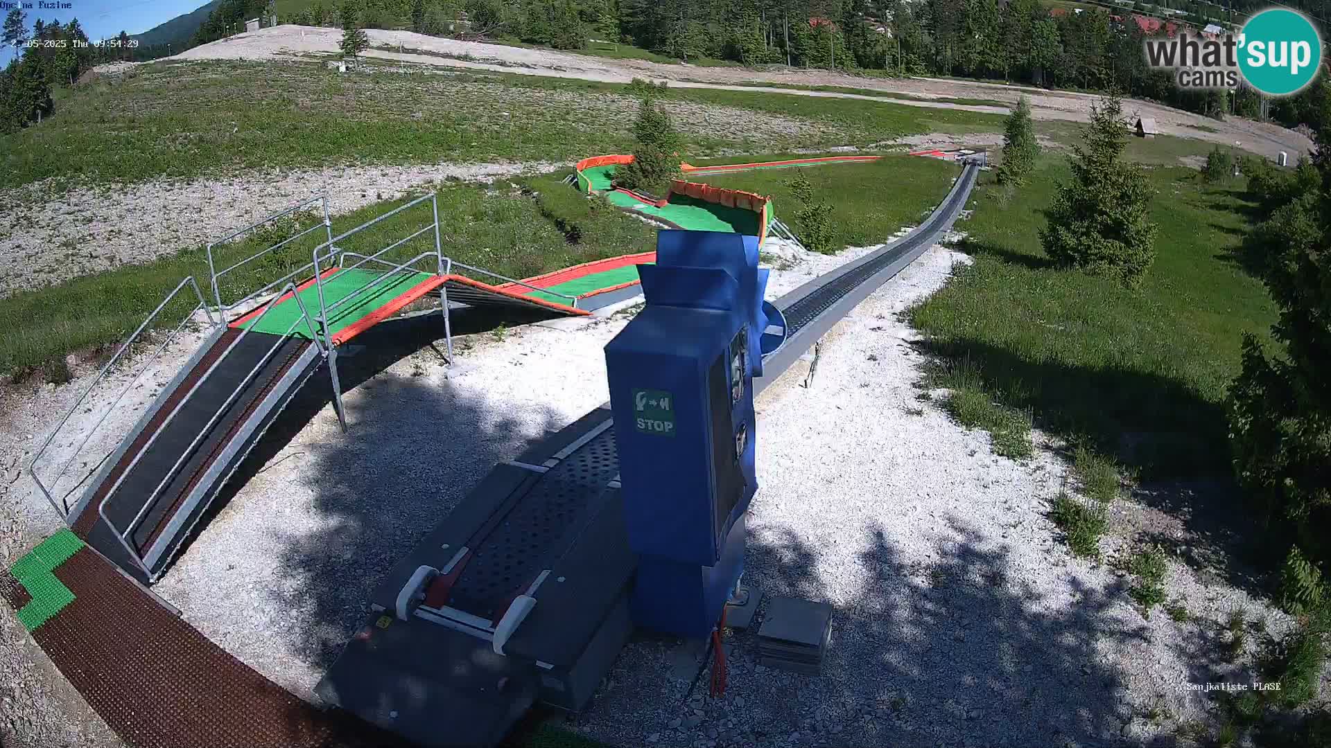 Live webcam Pista da slittino Fužine – Croazia