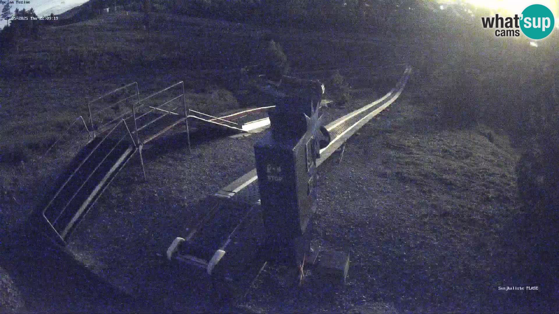 Webcam en direct Piste de luge de Fužine – Croatie
