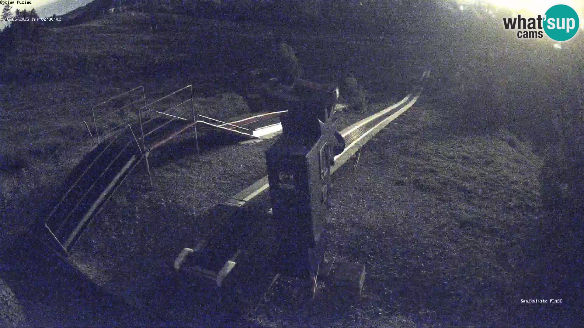 Live webcam Pista da slittino Fužine – Croazia