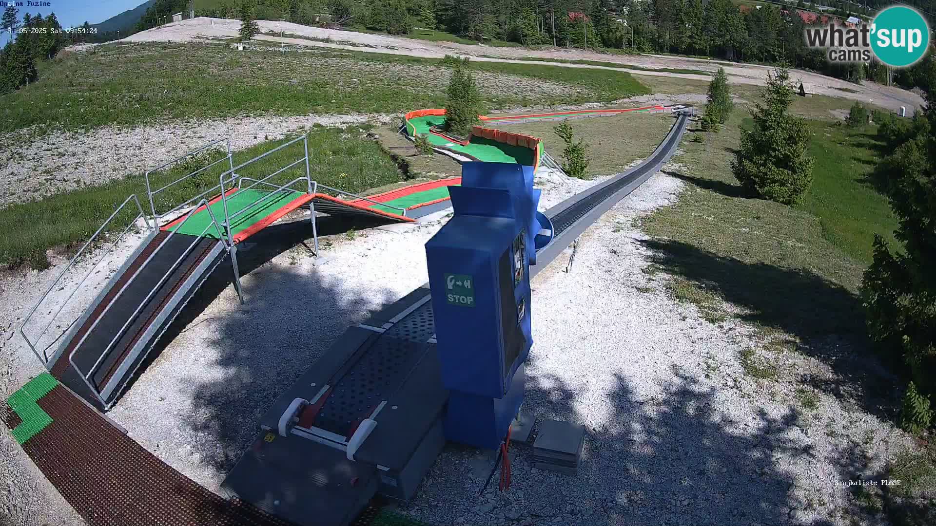 Webcam en vivo Pista de trineo Fužine – Croacia