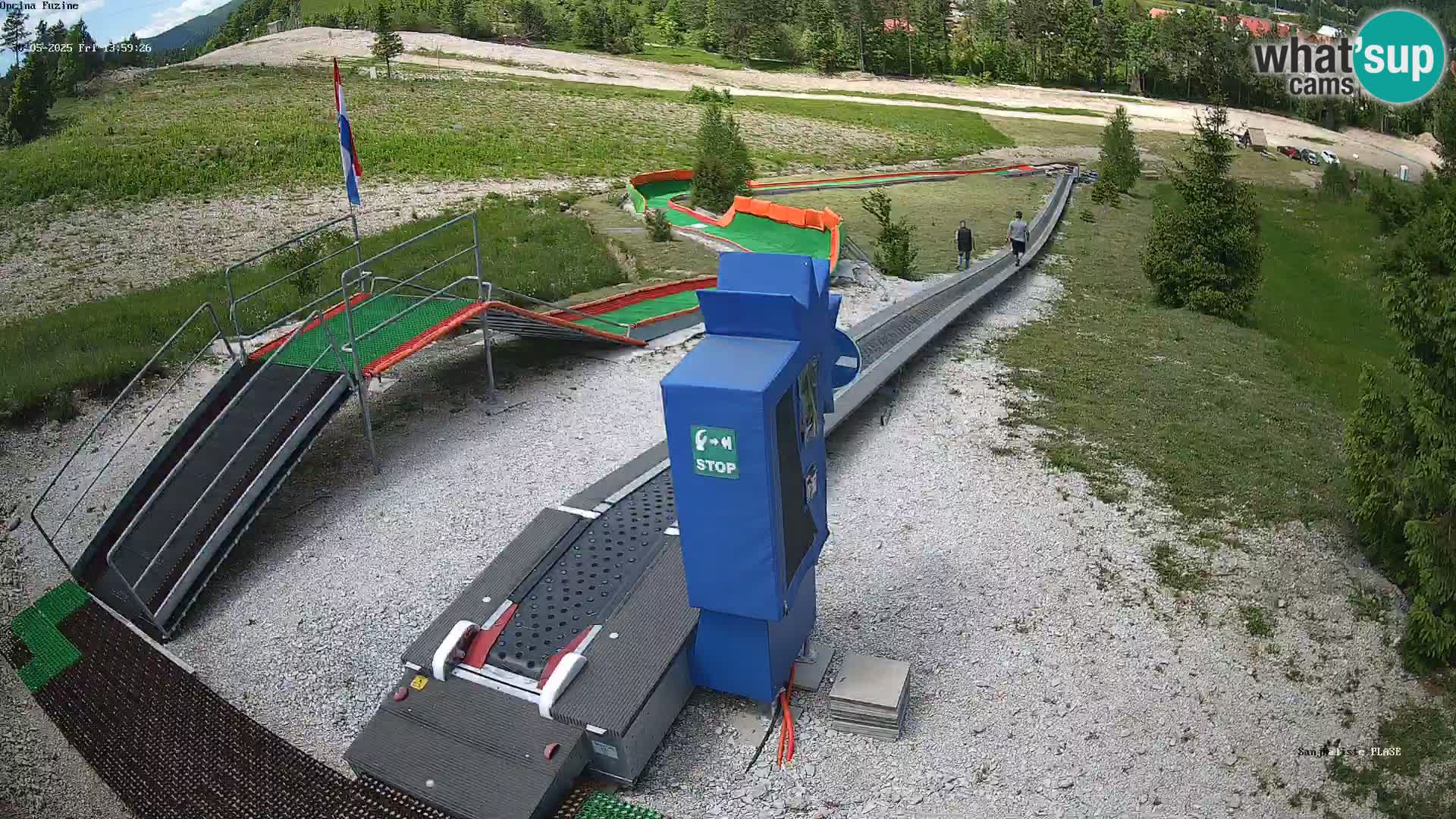 Webcam en direct Piste de luge de Fužine – Croatie