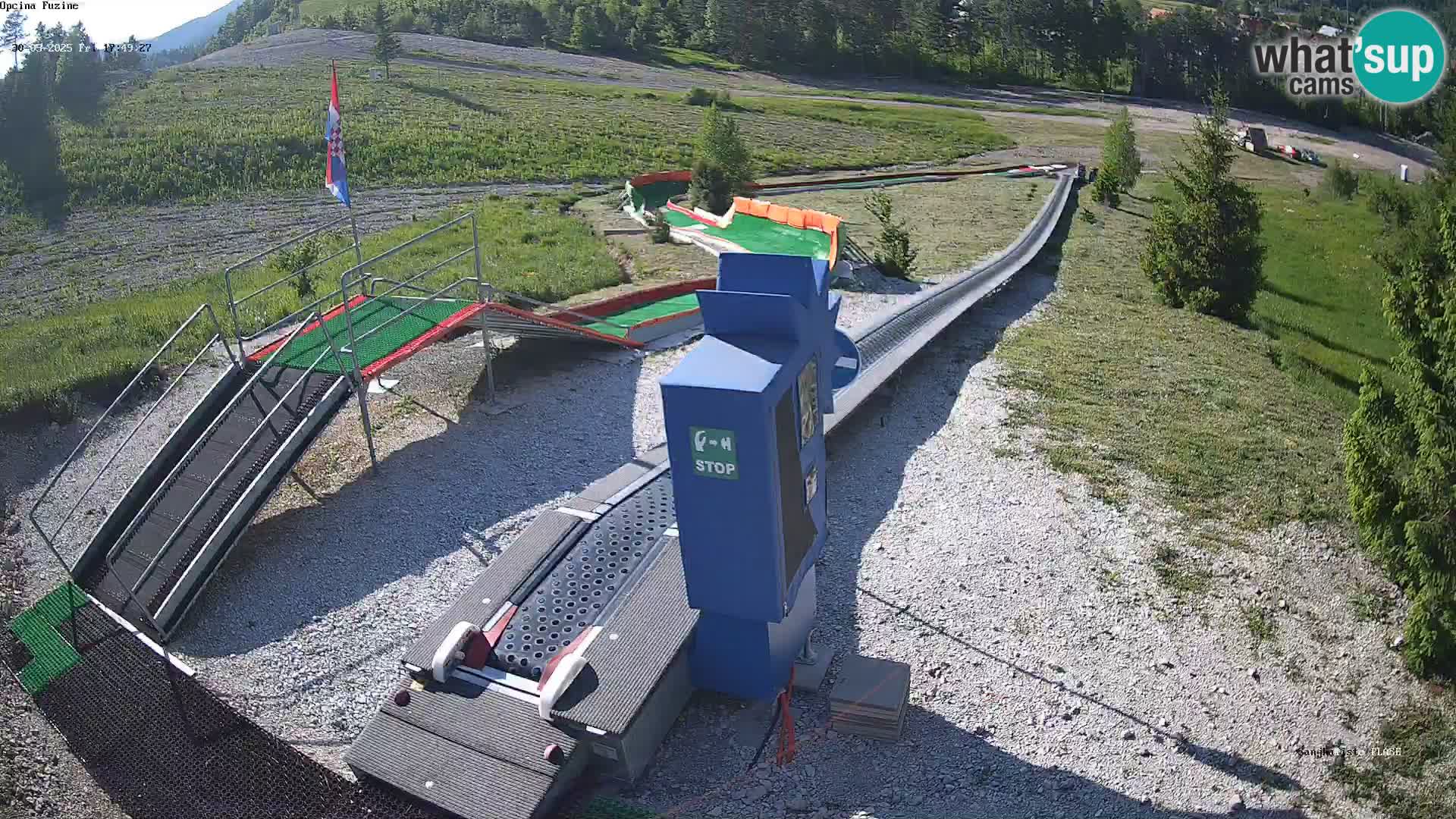 Live Webcam Rodelbahn Fužine – Kroatien