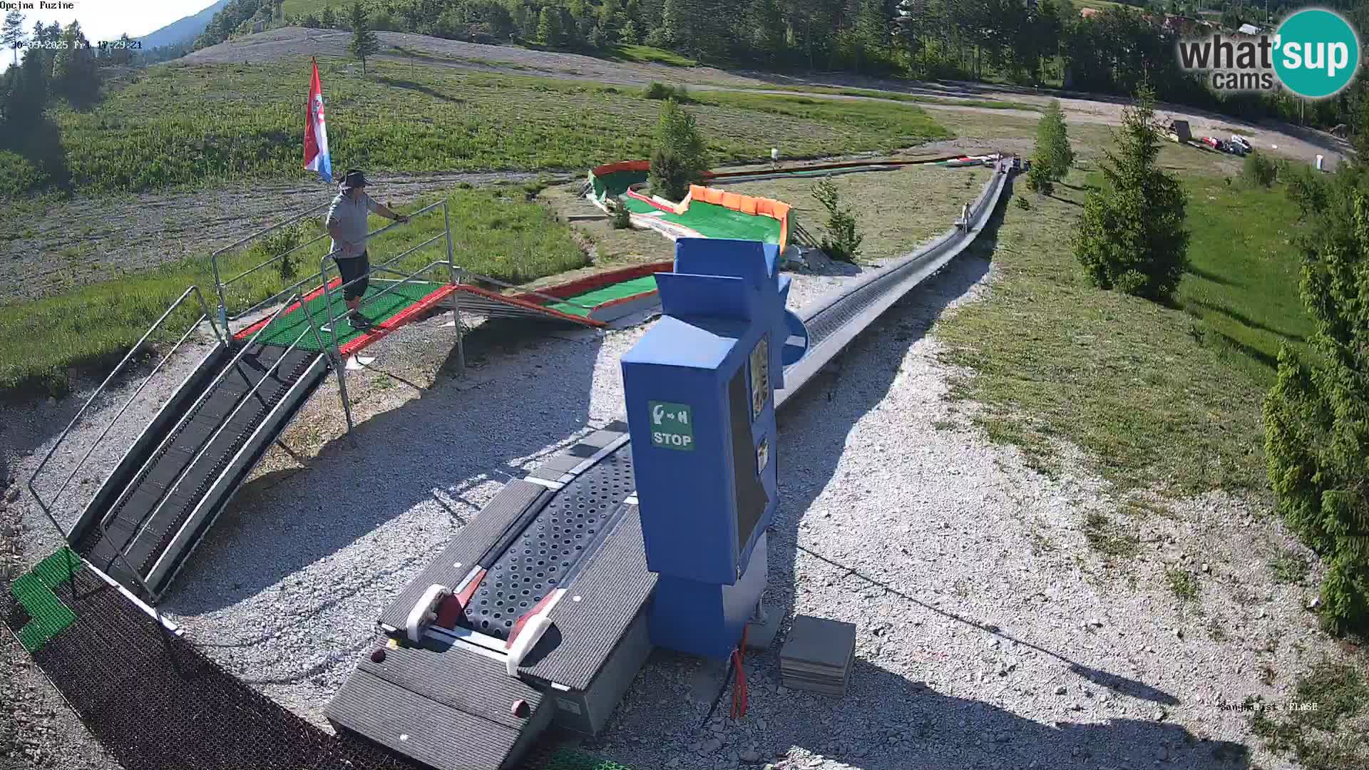Webcam en vivo Pista de trineo Fužine – Croacia