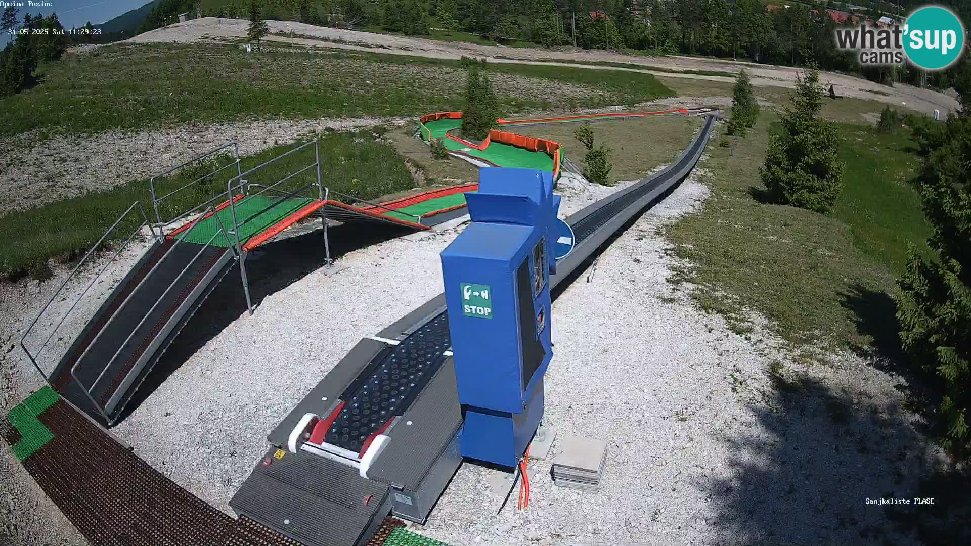 Webcam en vivo Pista de trineo Fužine – Croacia