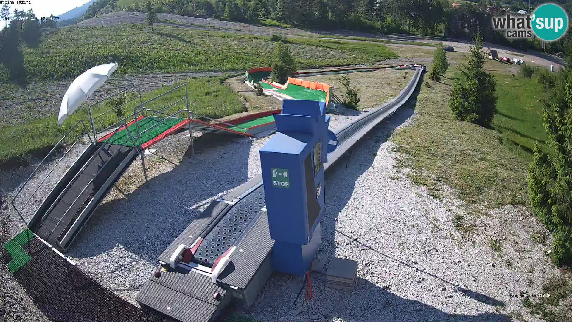 Webcam en direct Piste de luge de Fužine – Croatie
