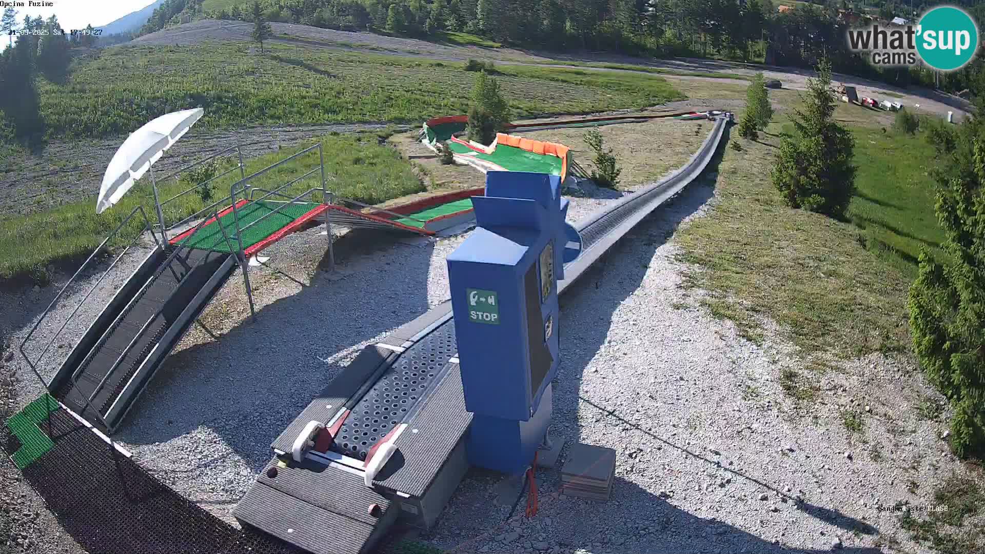 Webcam en direct Piste de luge de Fužine – Croatie