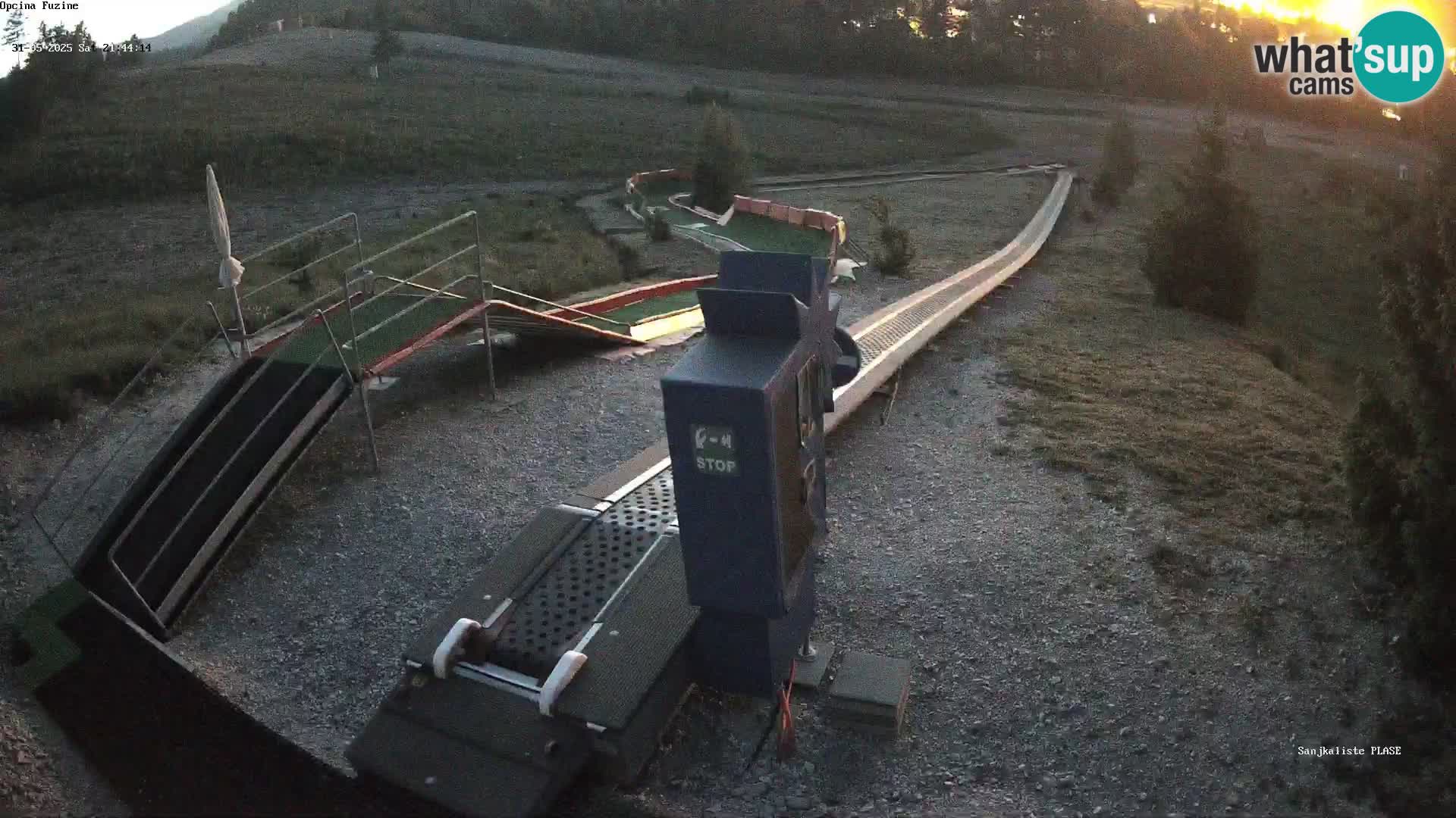 Spletna kamera v živo Sankališče Fužine – Hrvaška