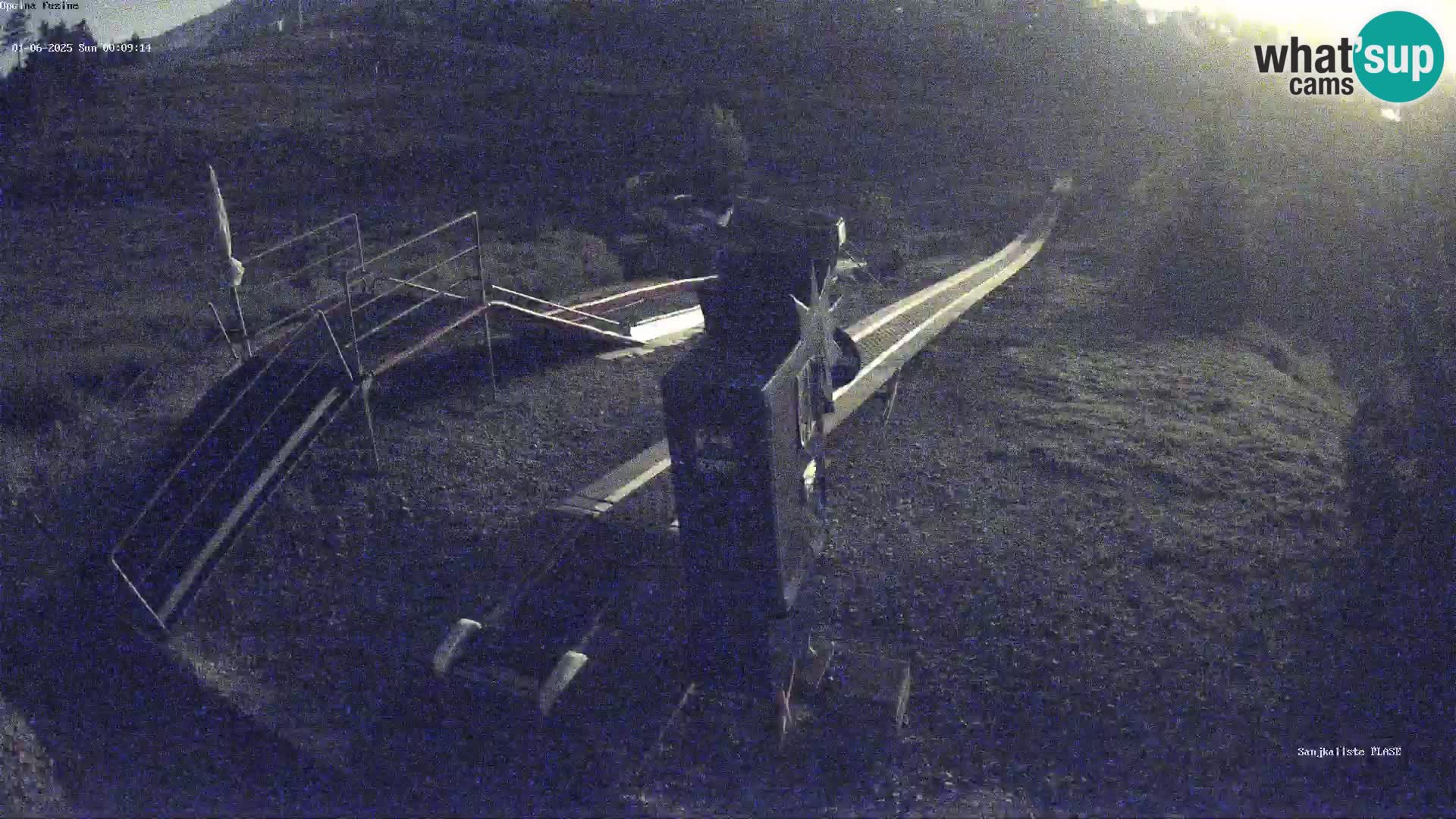 Webcam en direct Piste de luge de Fužine – Croatie