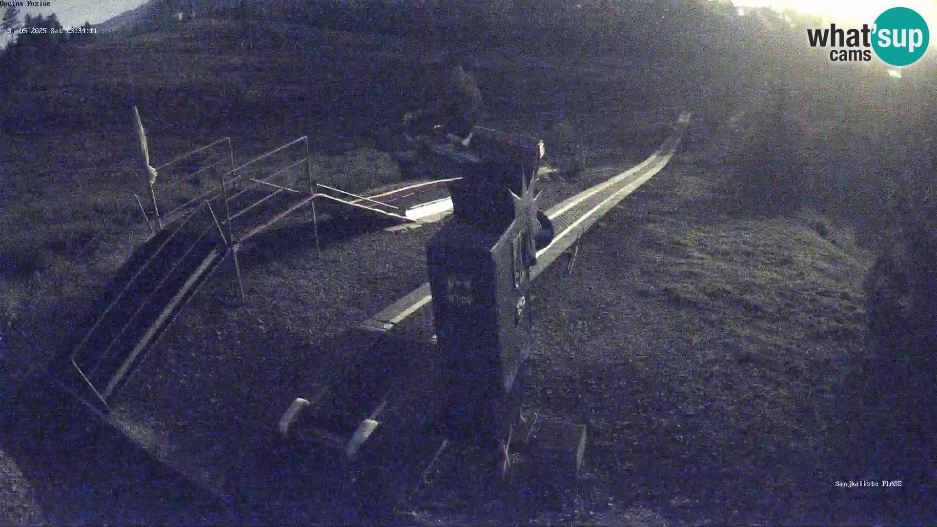 Webcam en direct Piste de luge de Fužine – Croatie