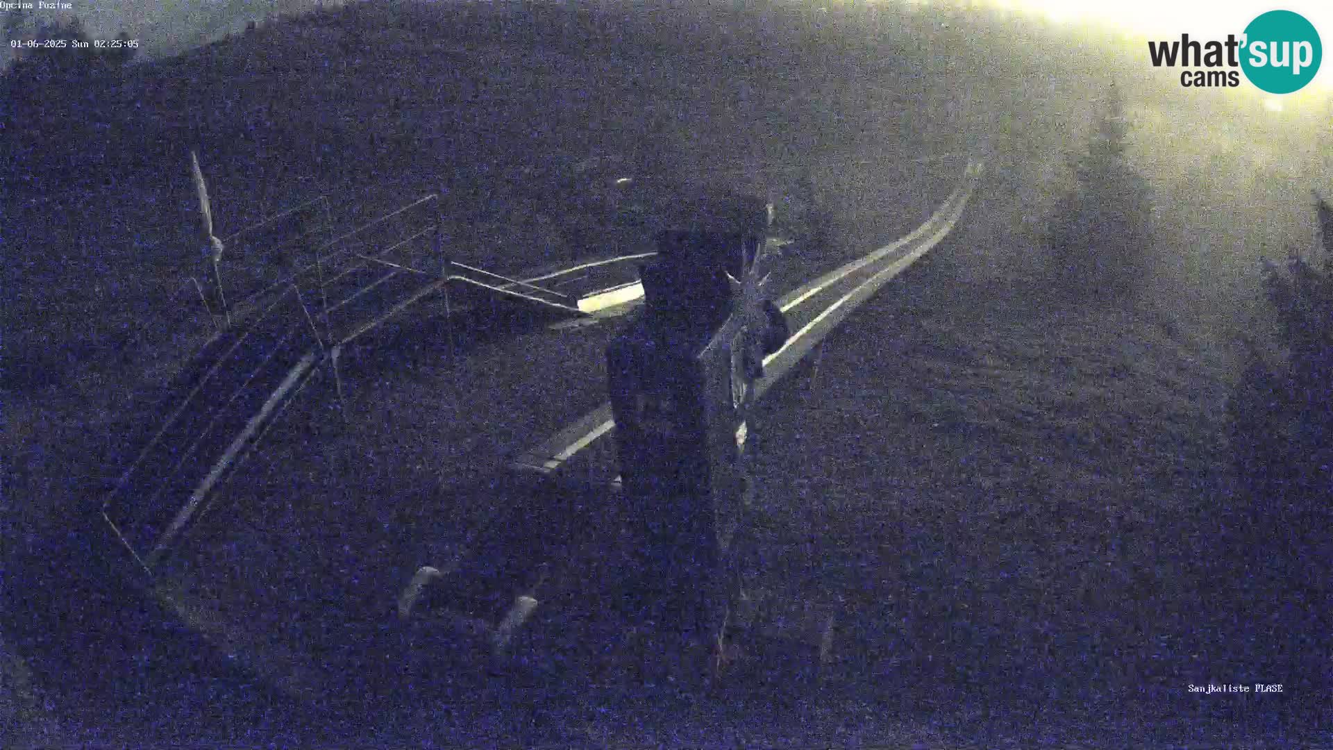 Webcam en vivo Pista de trineo Fužine – Croacia