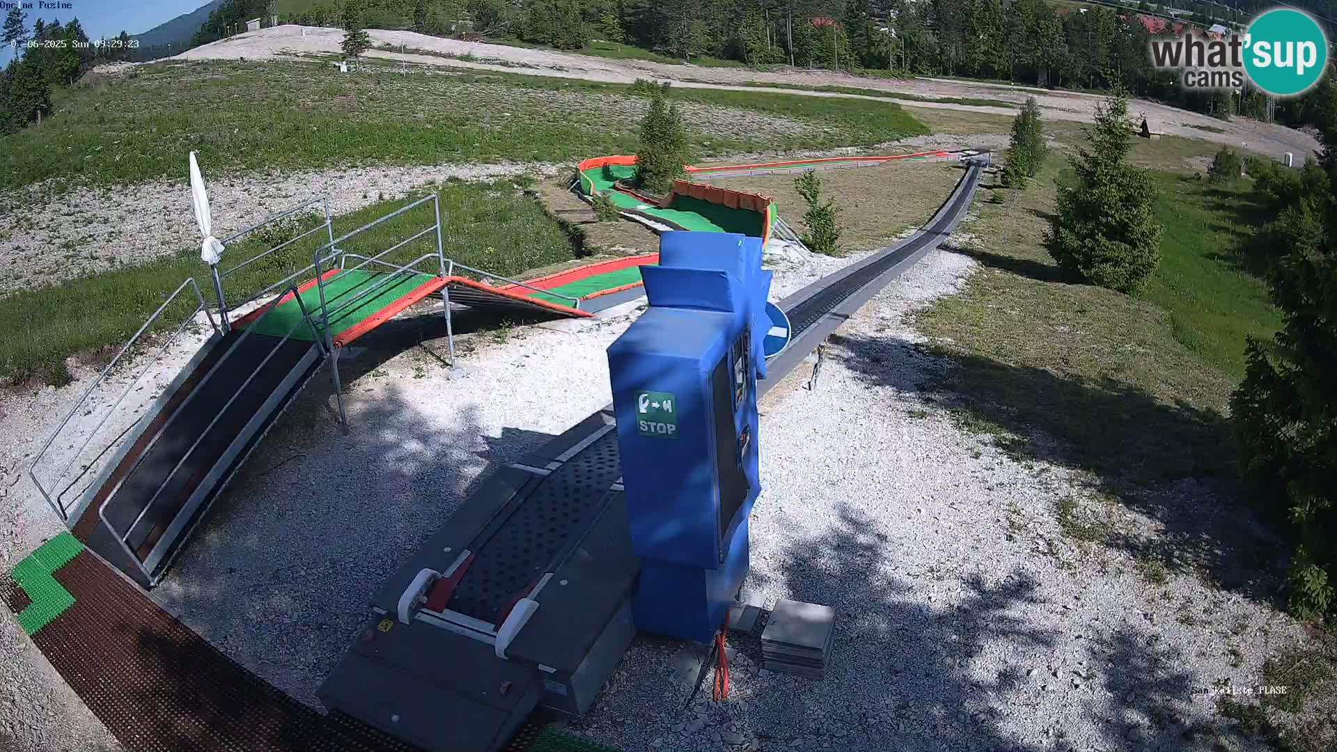 Webcam en direct Piste de luge de Fužine – Croatie