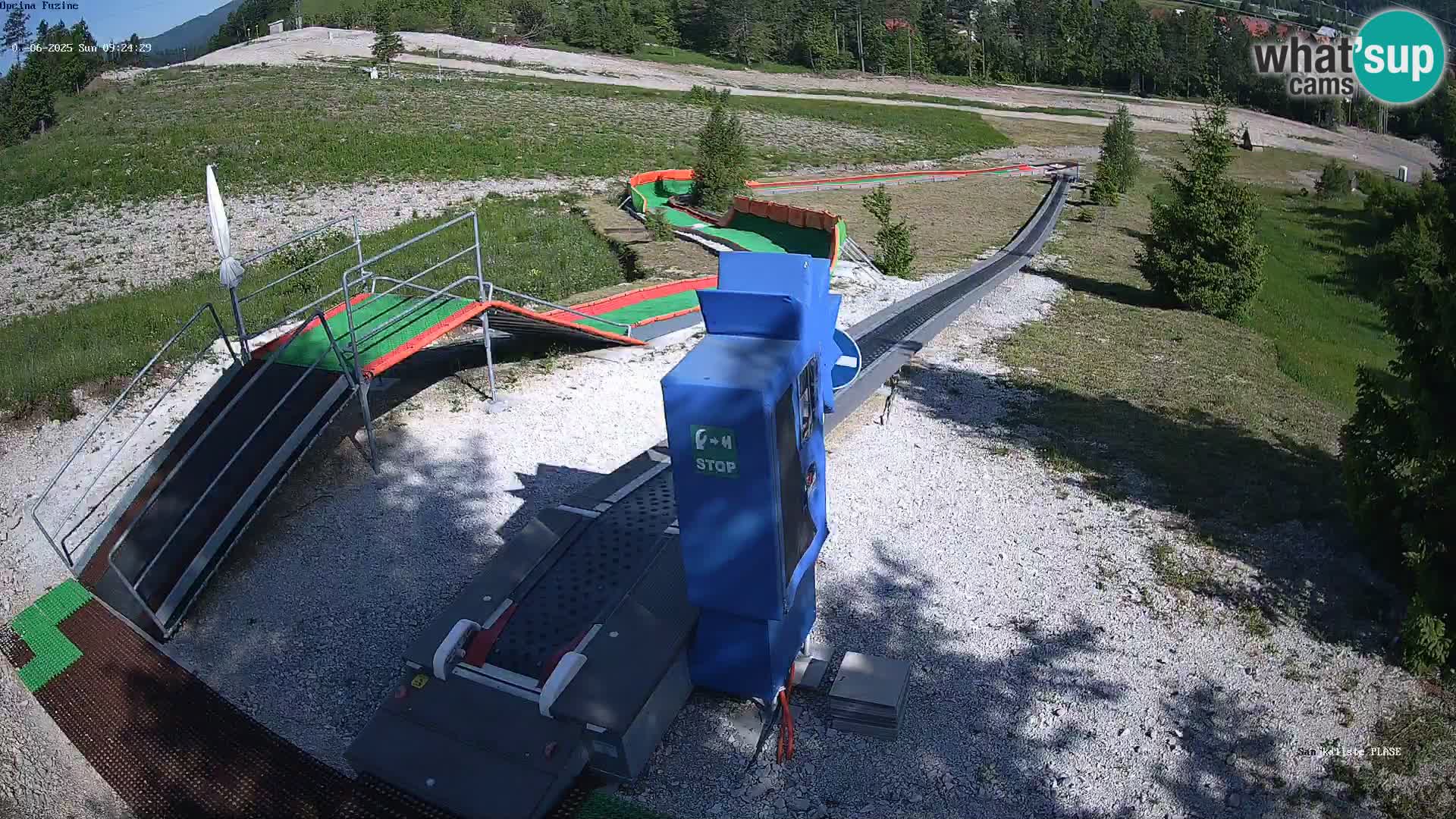Webcam en vivo Pista de trineo Fužine – Croacia