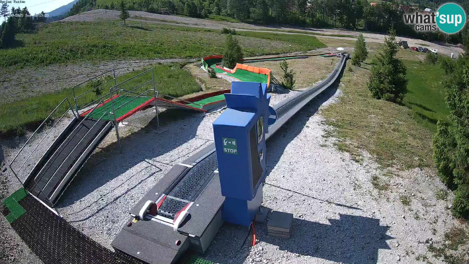 Webcam en vivo Pista de trineo Fužine – Croacia