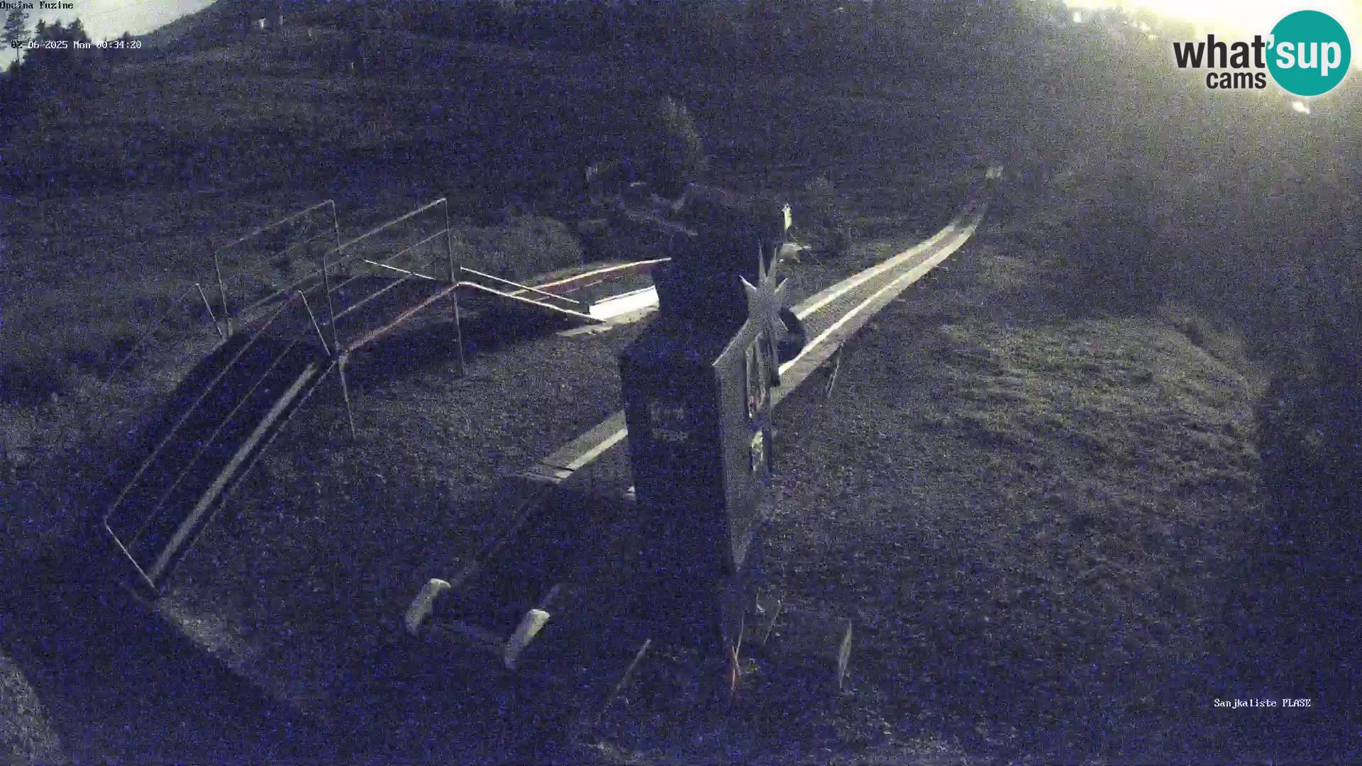 Webcam en vivo Pista de trineo Fužine – Croacia