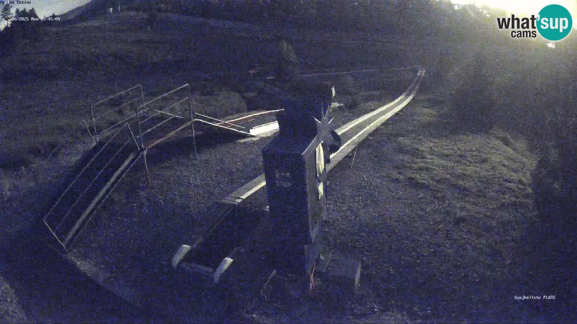 Webcam en vivo Pista de trineo Fužine – Croacia