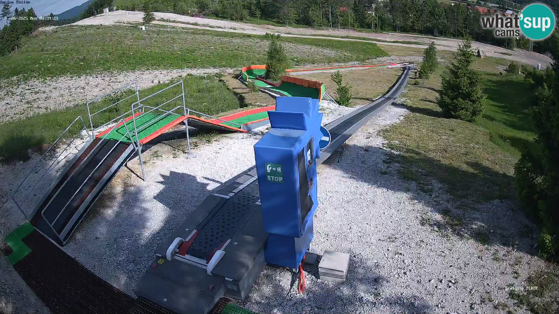 Webcam en direct Piste de luge de Fužine – Croatie