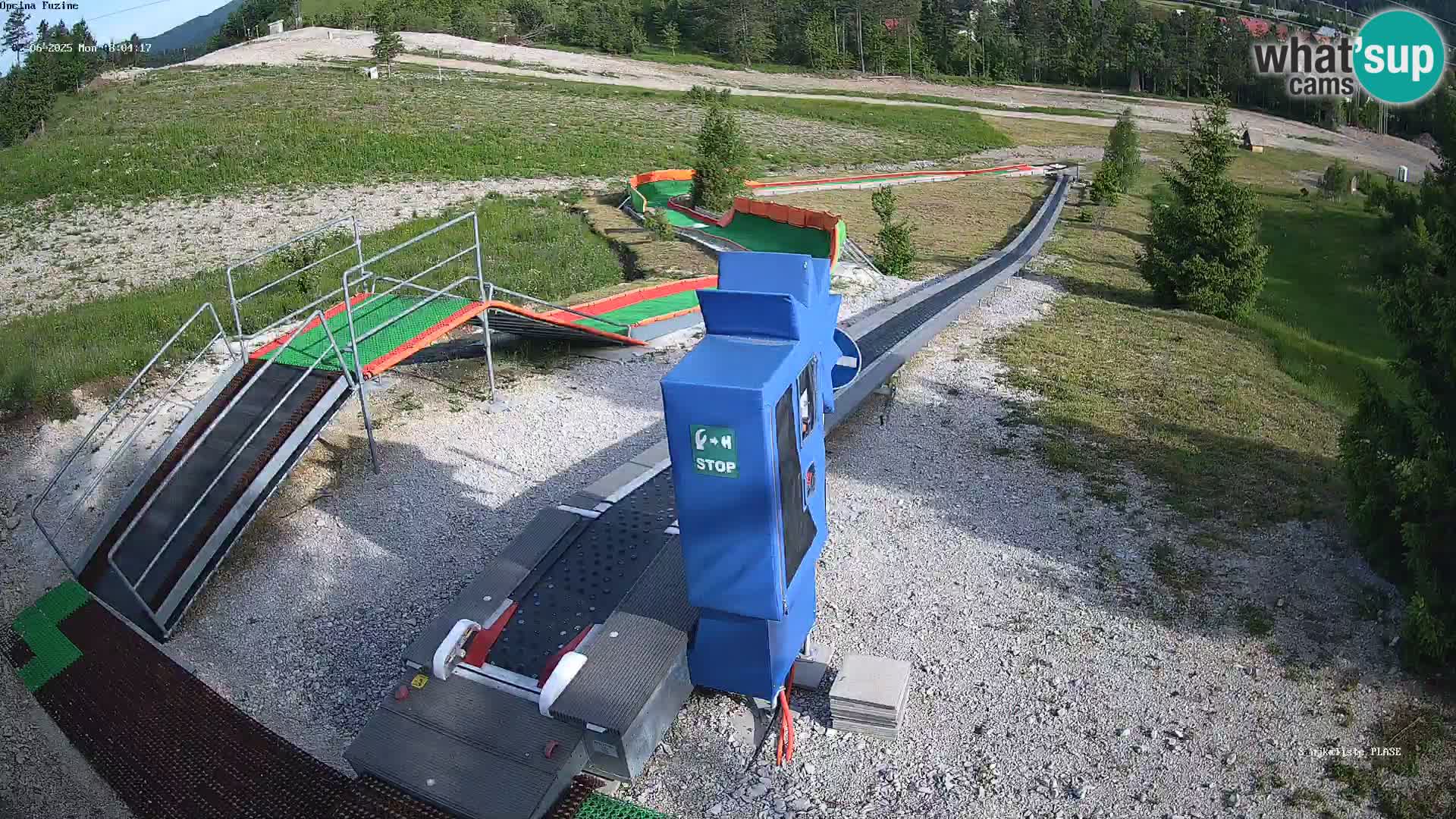 Webcam en direct Piste de luge de Fužine – Croatie