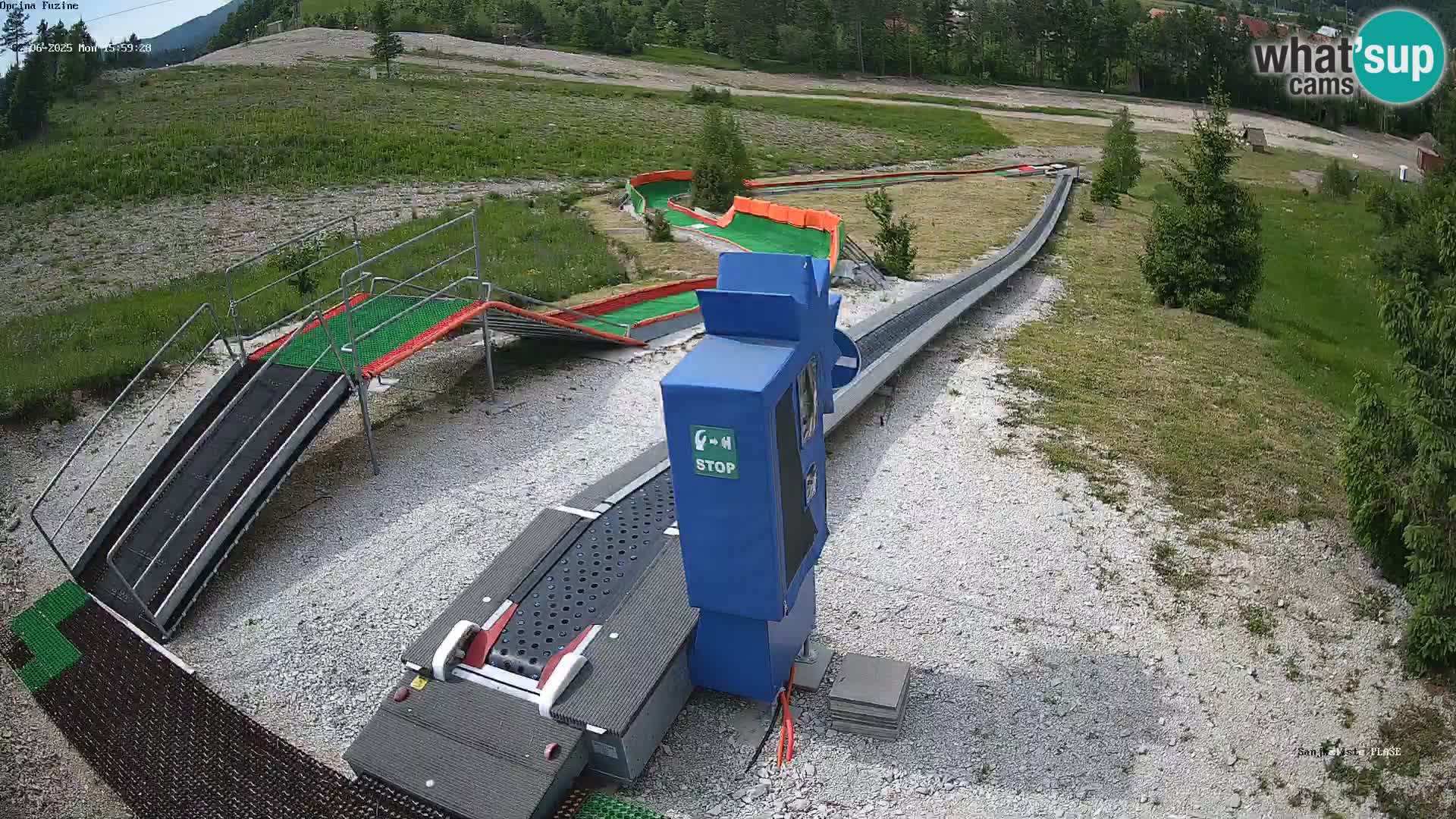 Webcam en direct Piste de luge de Fužine – Croatie
