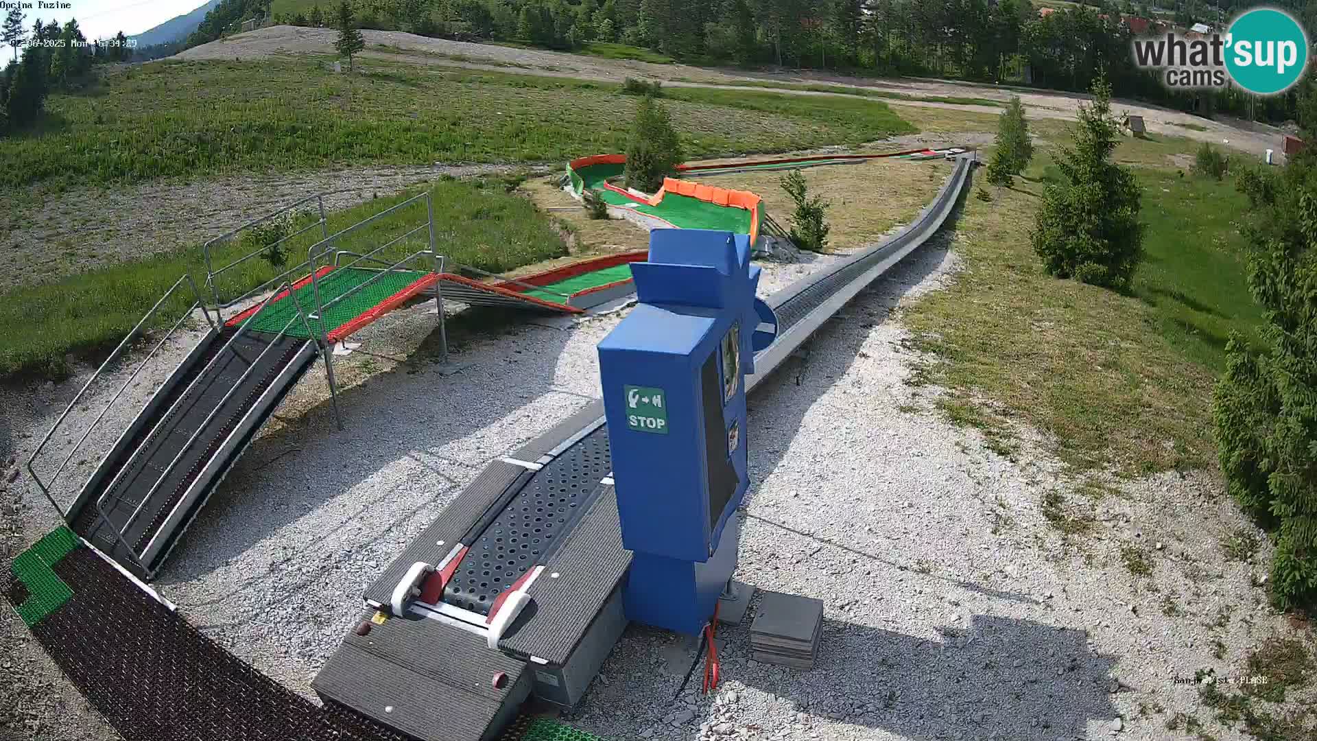 Webcam en vivo Pista de trineo Fužine – Croacia