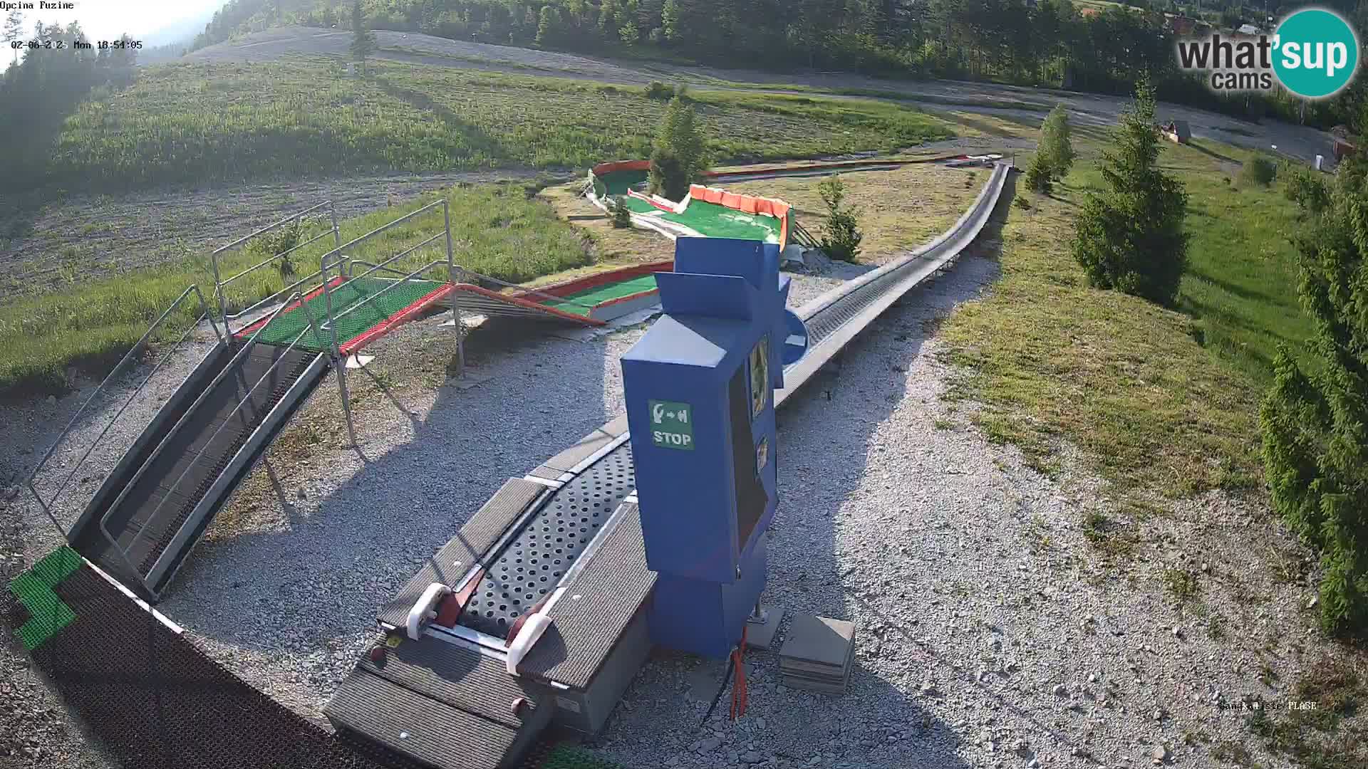 Spletna kamera v živo Sankališče Fužine – Hrvaška