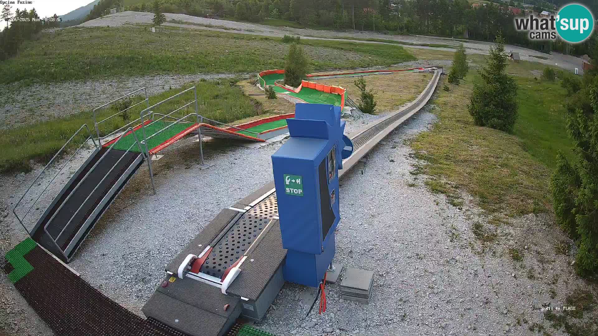 Webcam en direct Piste de luge de Fužine – Croatie