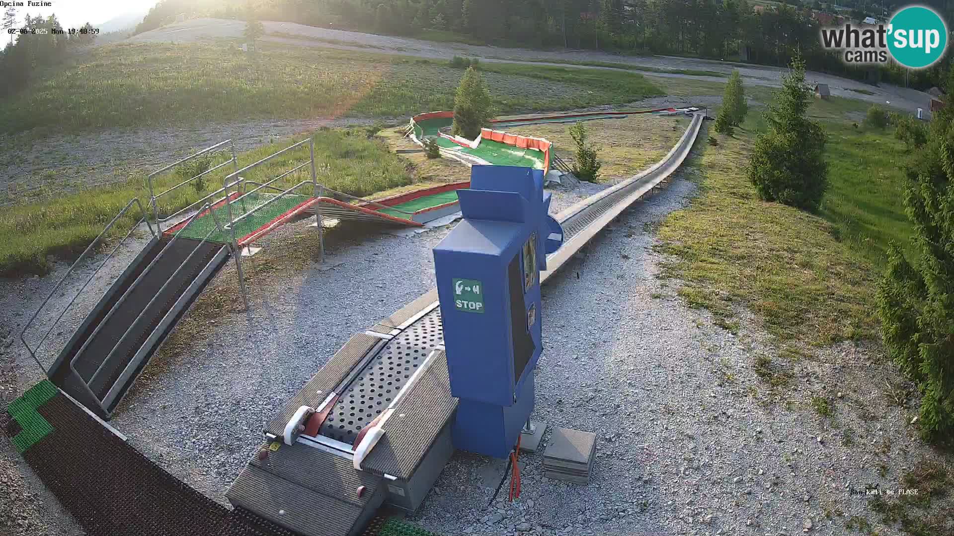 Webcam en vivo Pista de trineo Fužine – Croacia