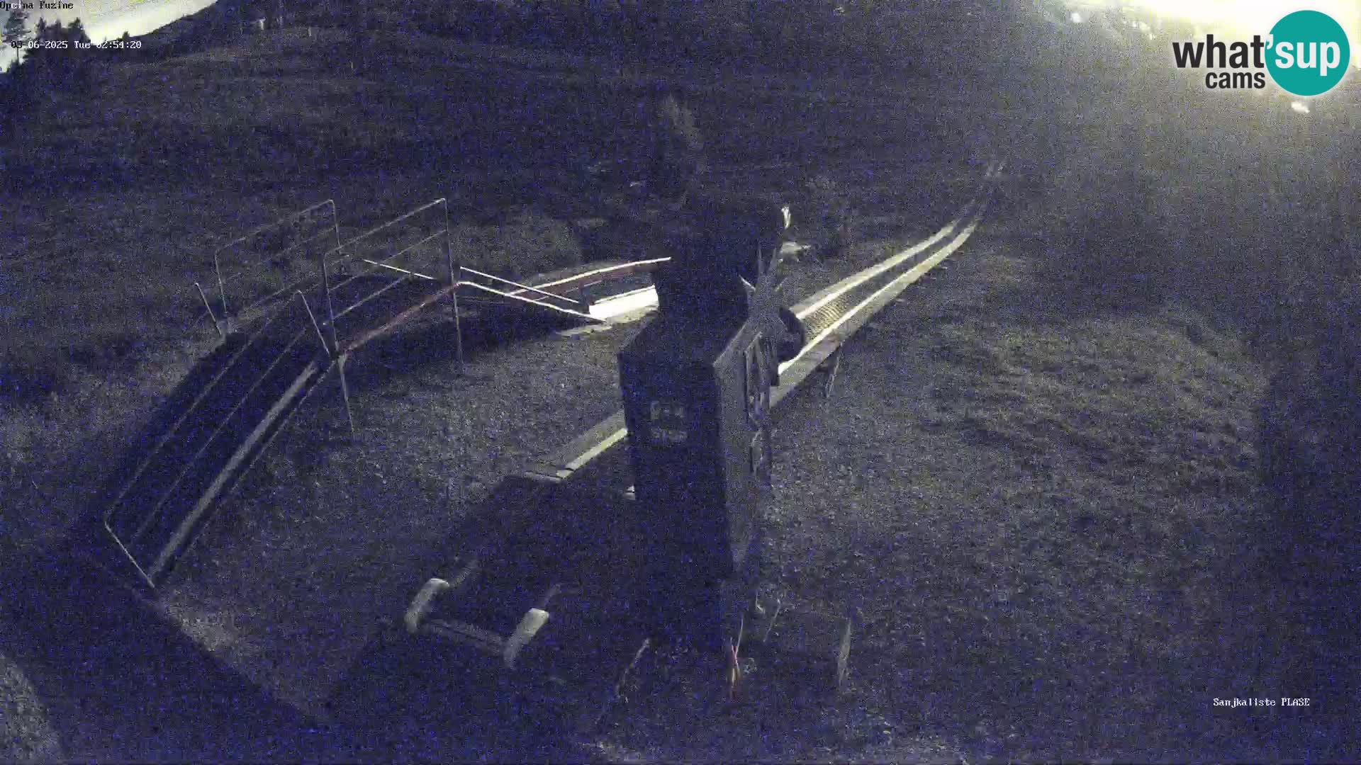 Webcam en direct Piste de luge de Fužine – Croatie